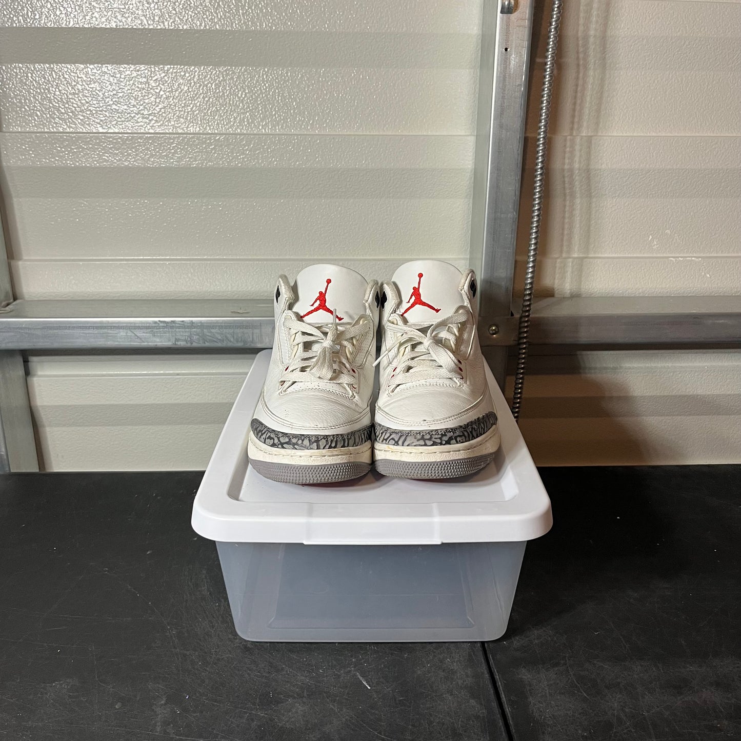 Size 10 - AJ 3 Retro White Cement Reimagined
