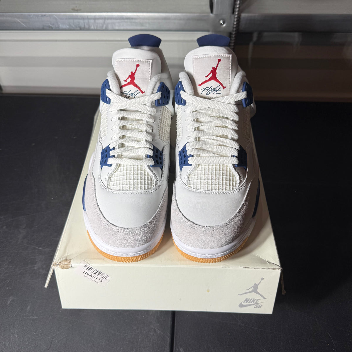 Size 8.5 - AJ 4 SB Navy