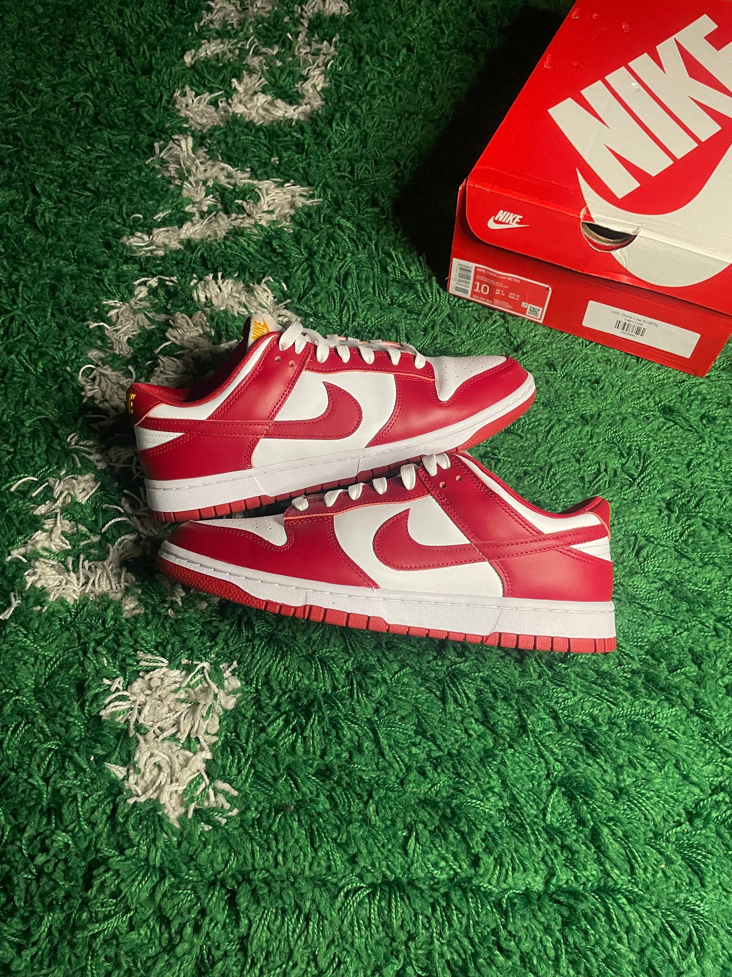 Size 10 - Nike Dunk Low Gym Red