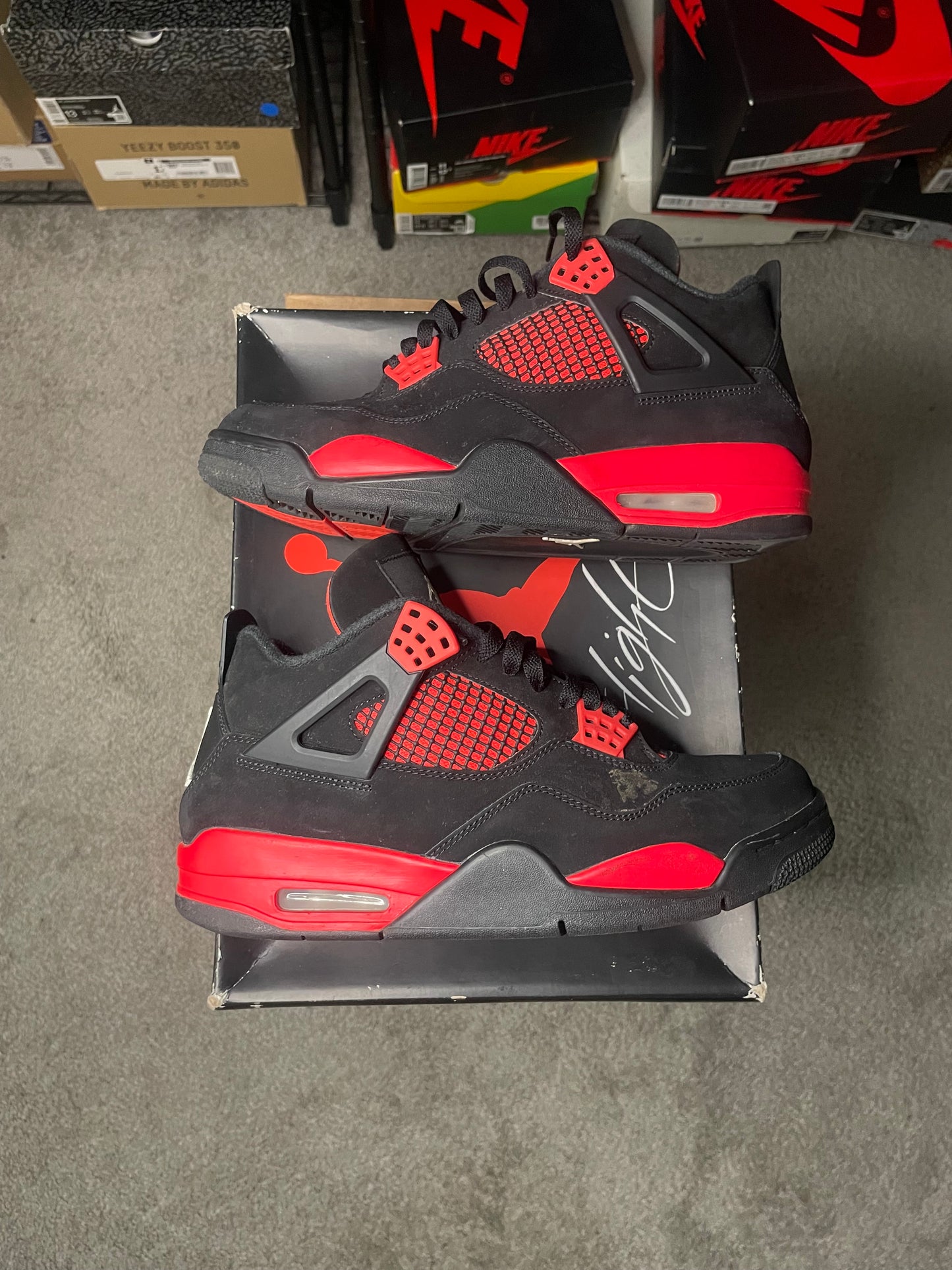 Size 9.5 - Jordan 4 Retro Mid Red Thunder