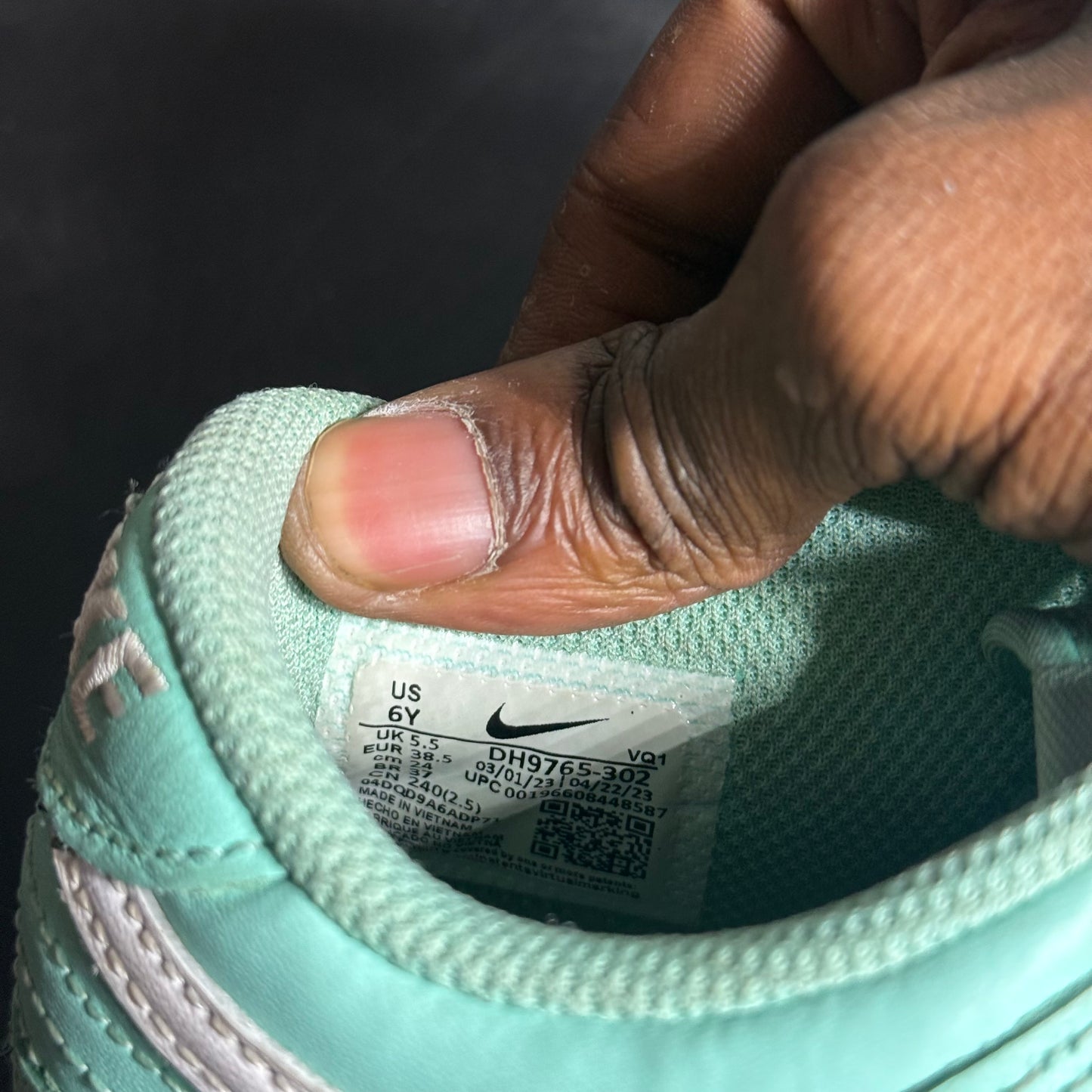 Size 6Y - Dunk Low Emerald Rise