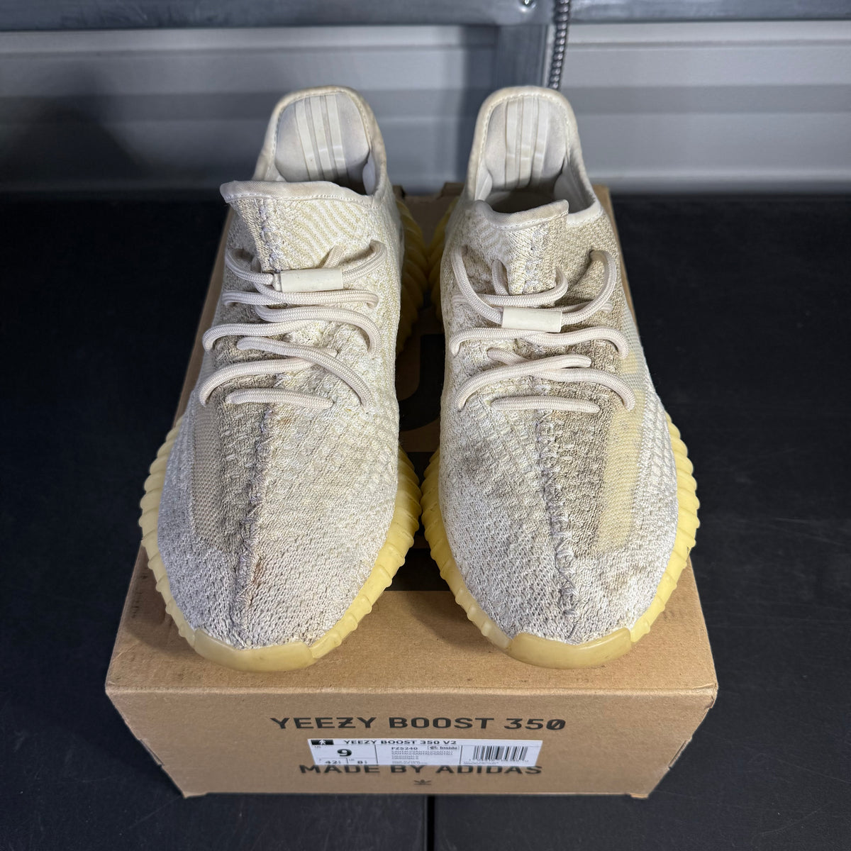 Size 9 - Yeezy 350 Natural