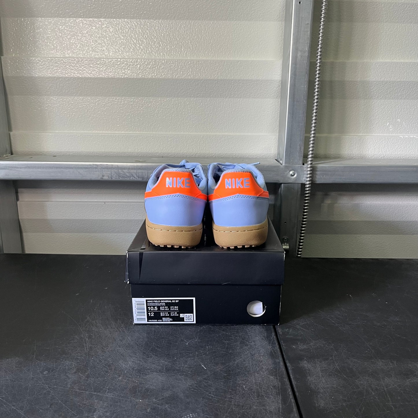 Size 10.5 - Nike Field General Aluminum Total Orange
