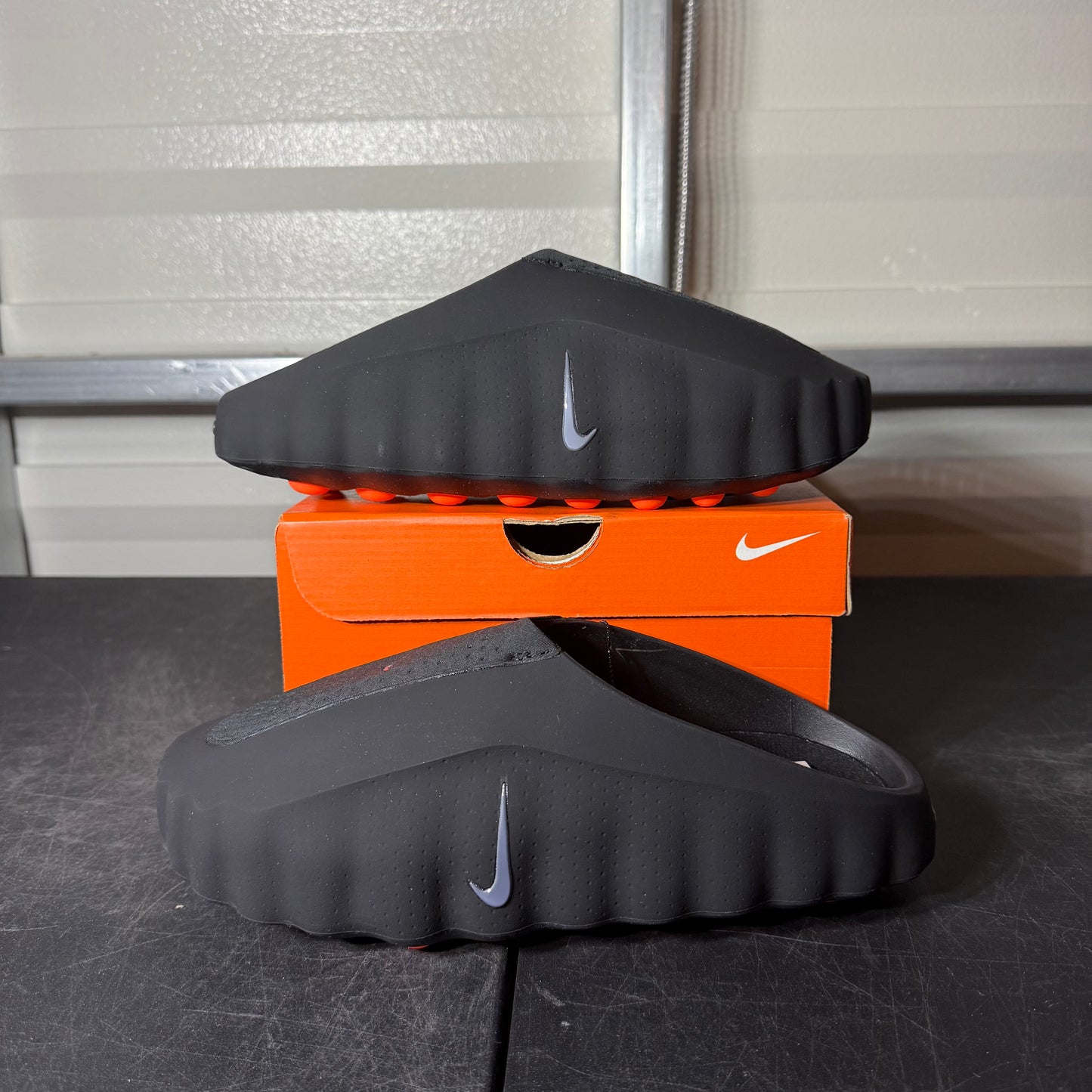 Size 12 - Nike Mind Slide Black Chrome