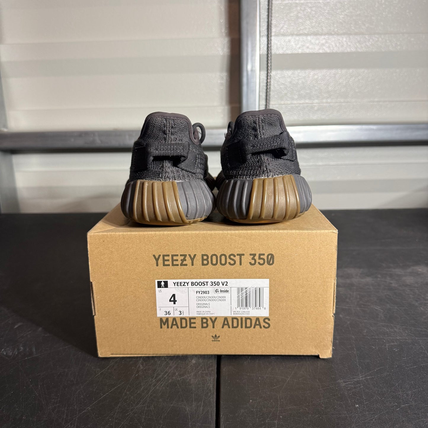 Size 4 - YZY Boost 350 Cinder
