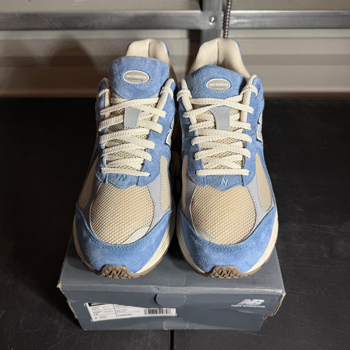 Size 12 - NB 2002R Light Blue/Cream