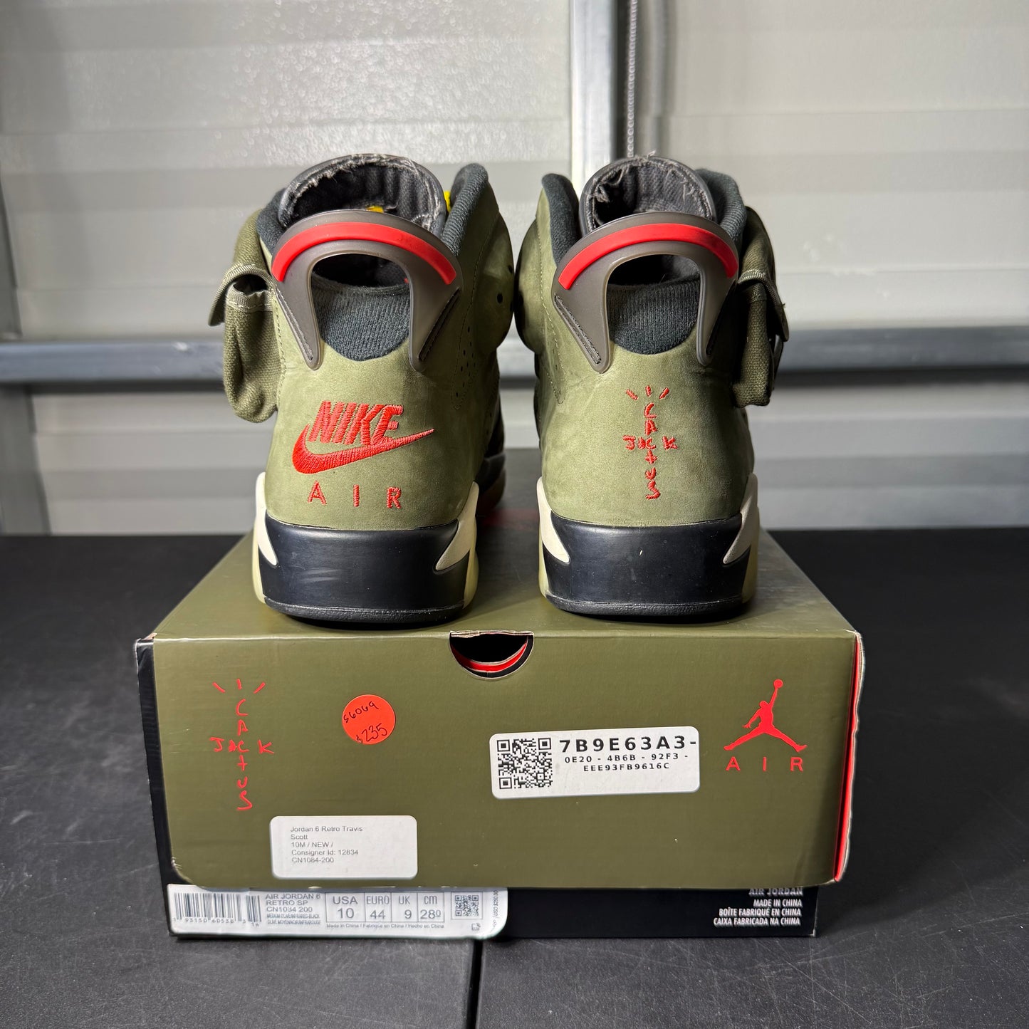 Size 10 - AJ 6 Travis Olive