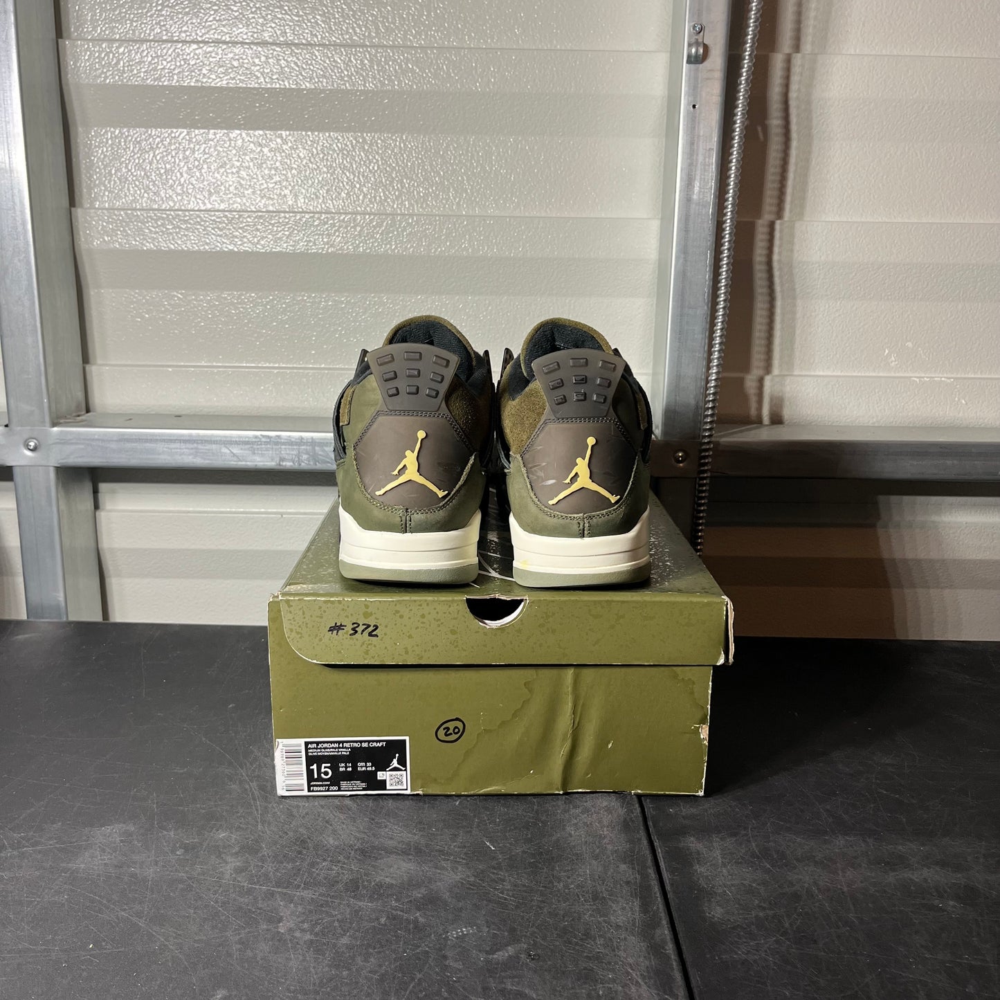 Size 15 - AJ 4 Craft Olive