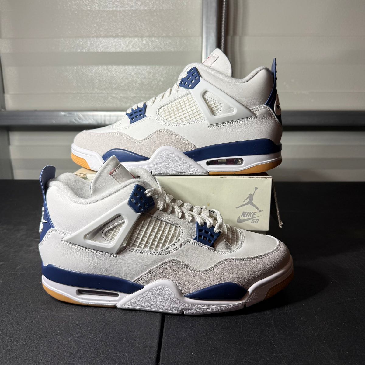 Size 8.5 - AJ 4 SB Navy
