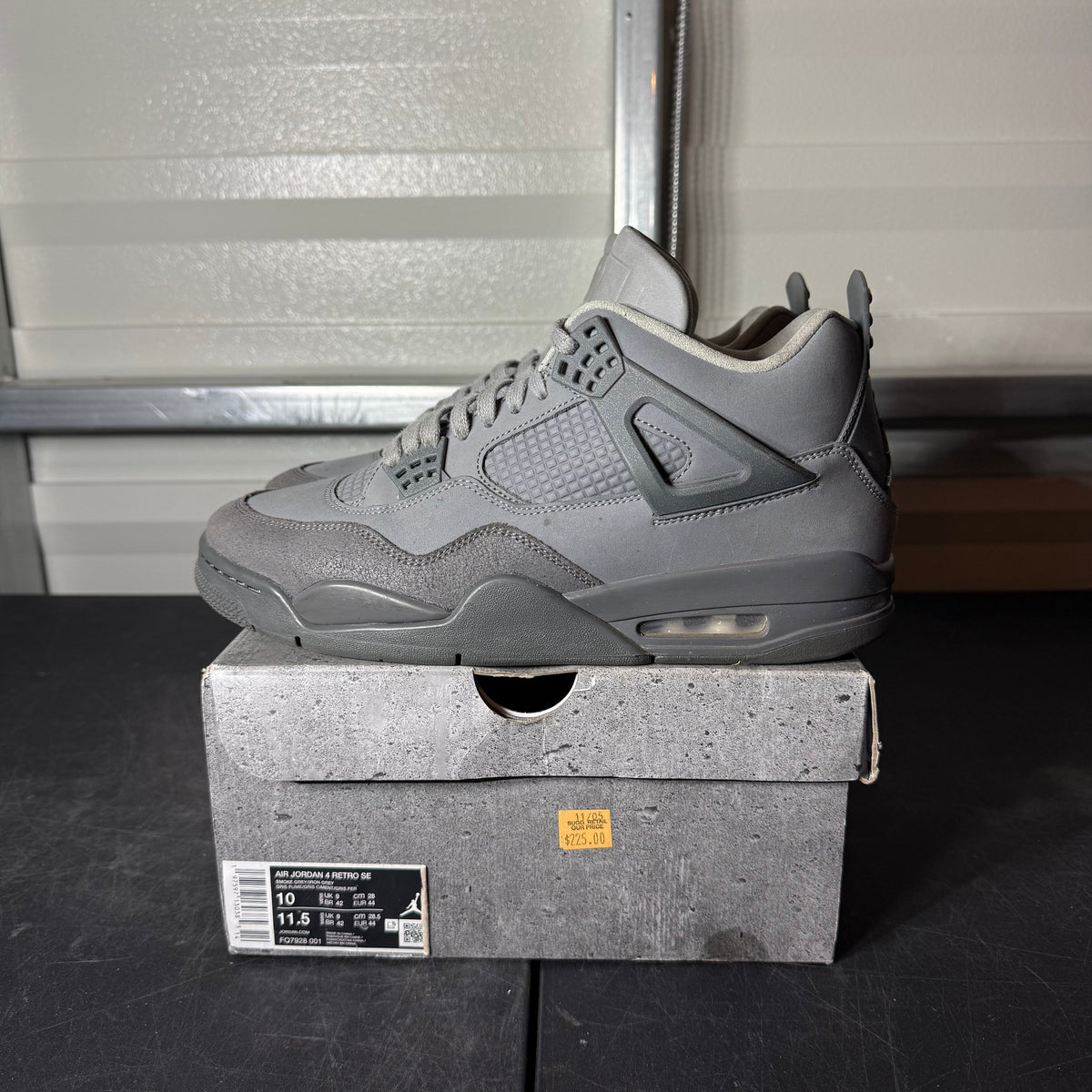 Size 10 - AJ 4 Wet Cement with box