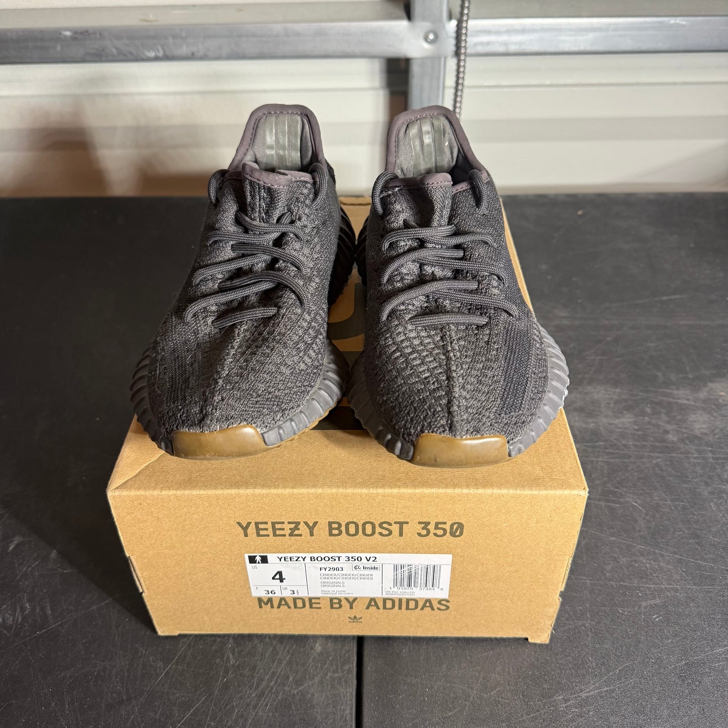 Size 4 - YZY Boost 350 Cinder