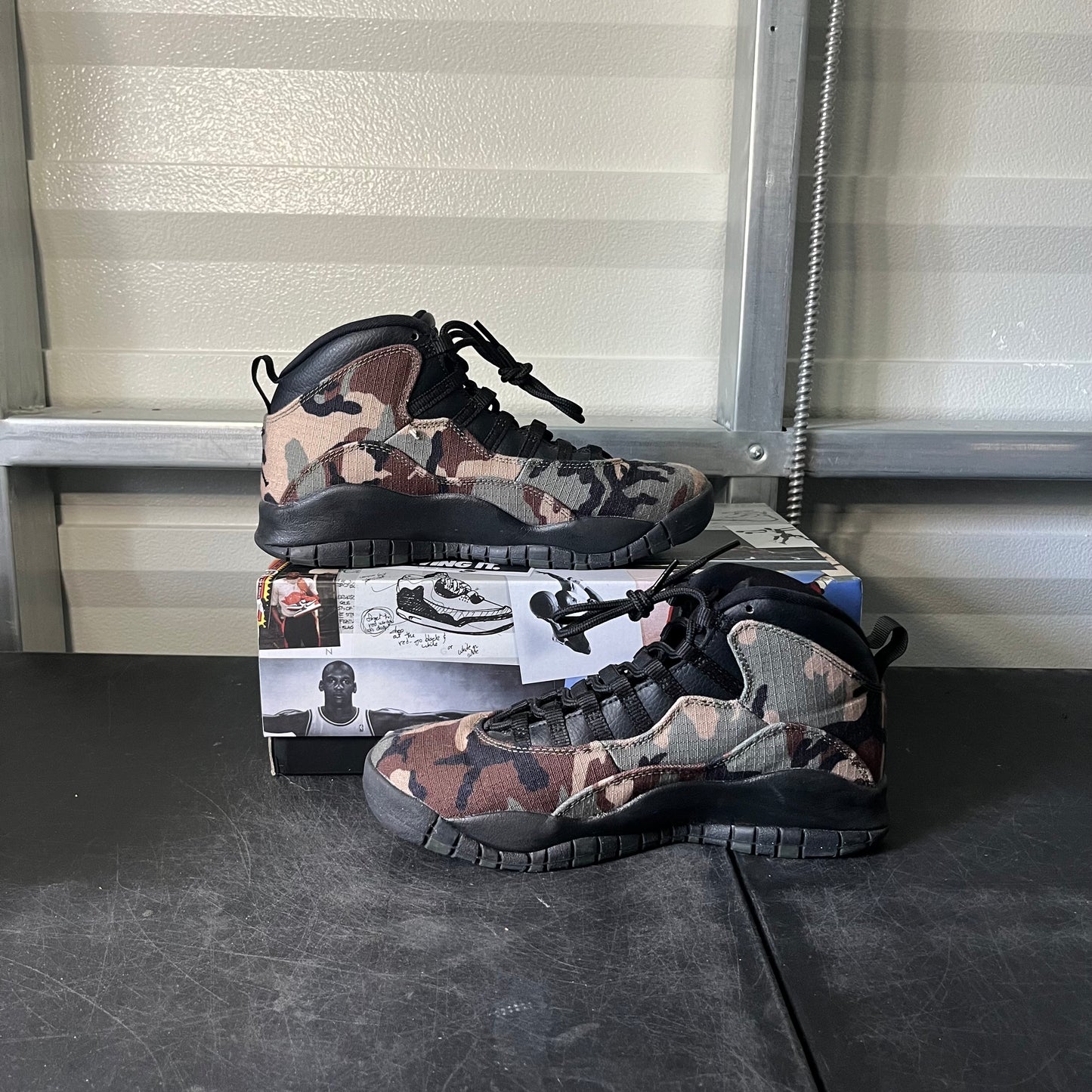 Size 8 - AJ 10 Camo