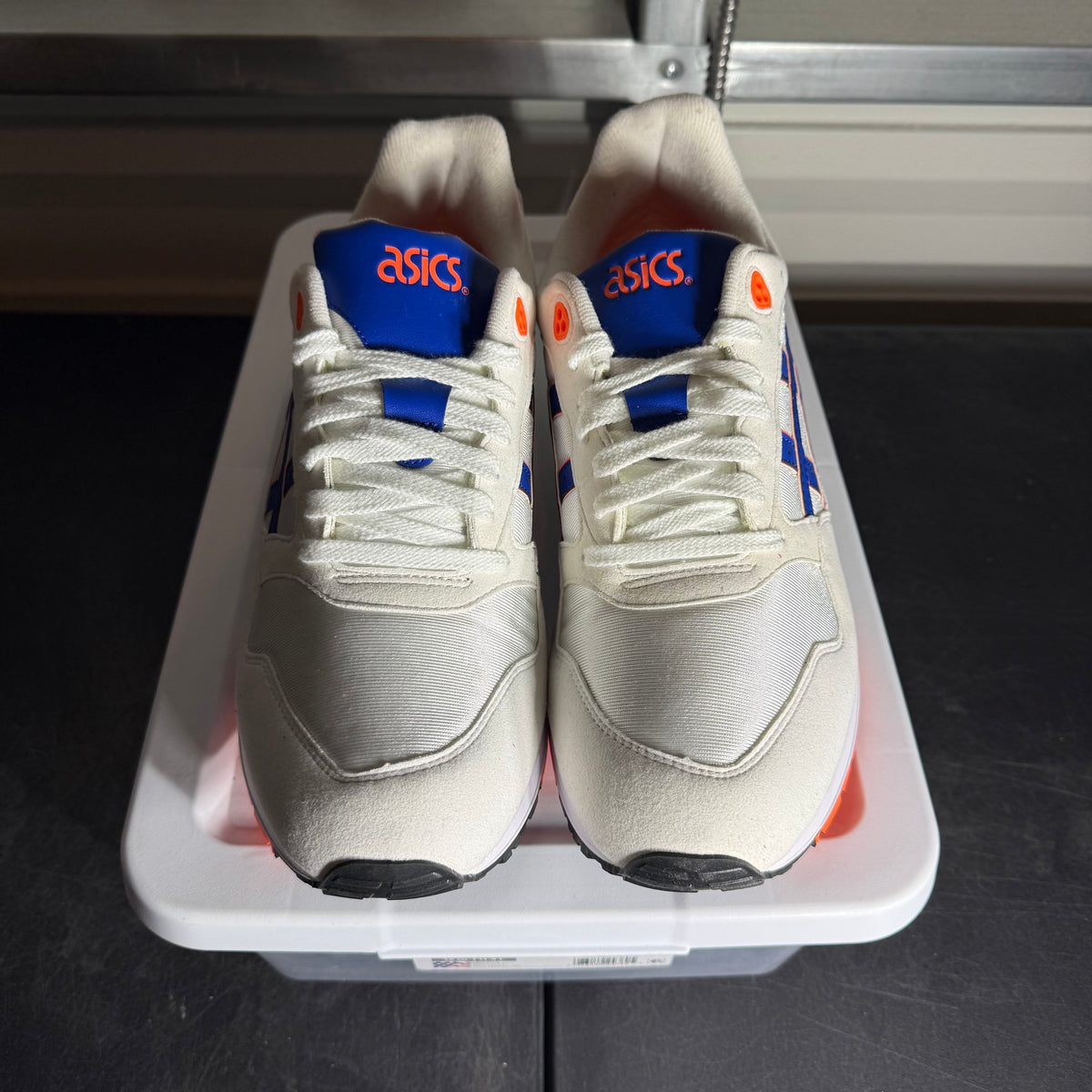 Size 12 - ASICS Gel Saga White Blue