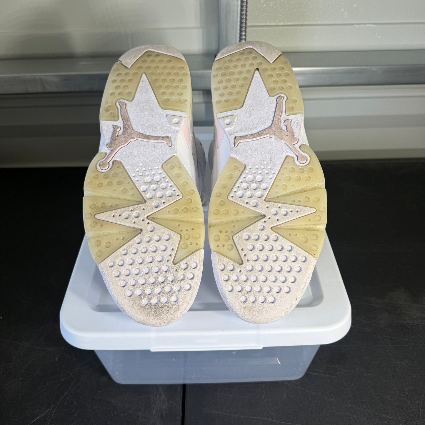 Size 10M - AJ 6 Gold Hoops