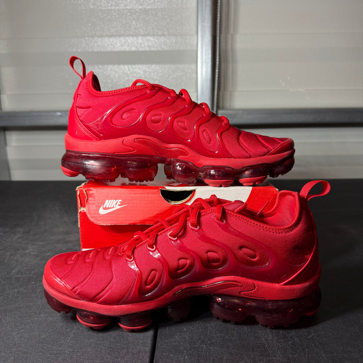 Size 8.5 - VaporMax Plus Triple Red