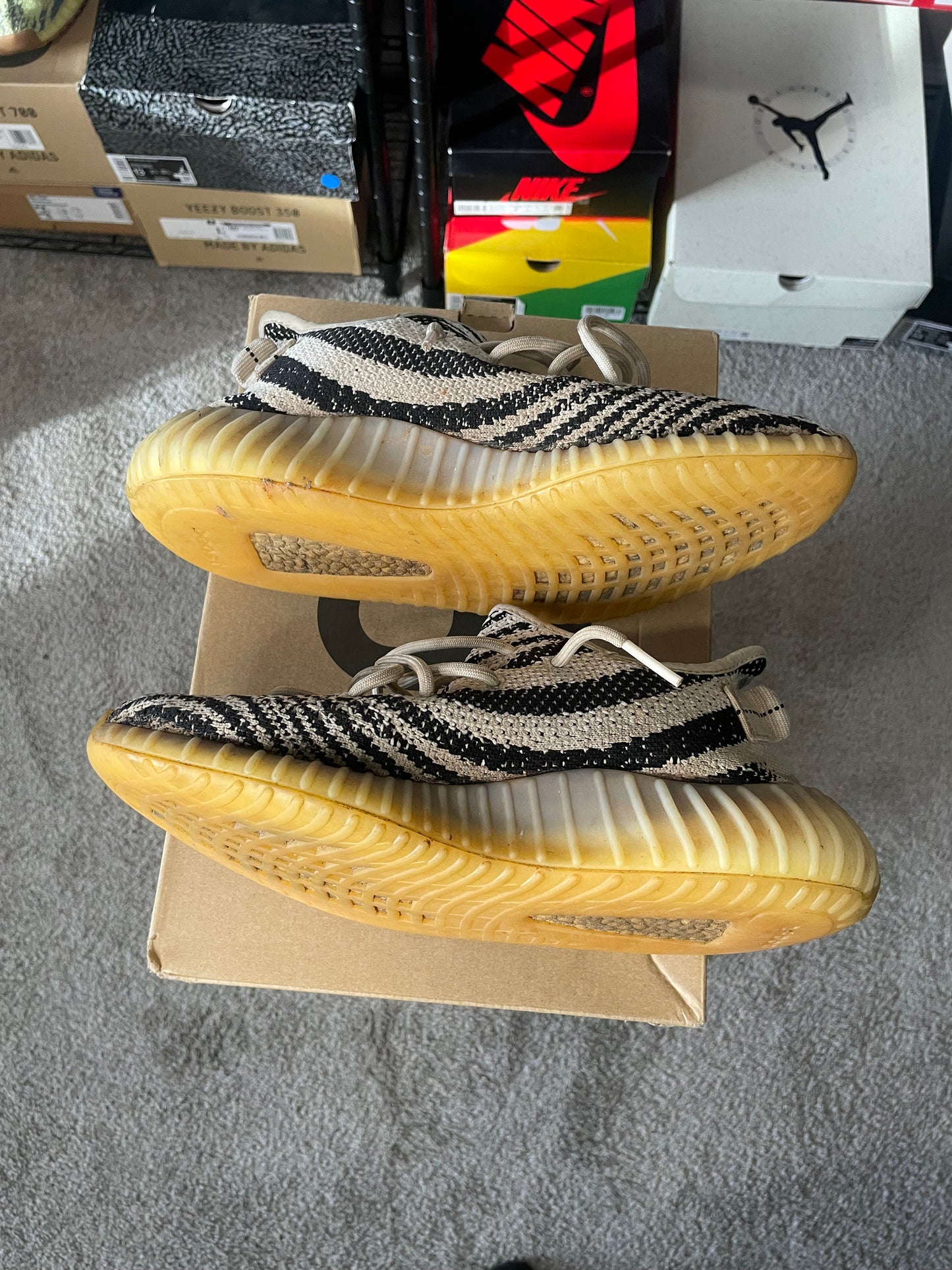 Size 10 - YZY 350 V2 Low Zebra