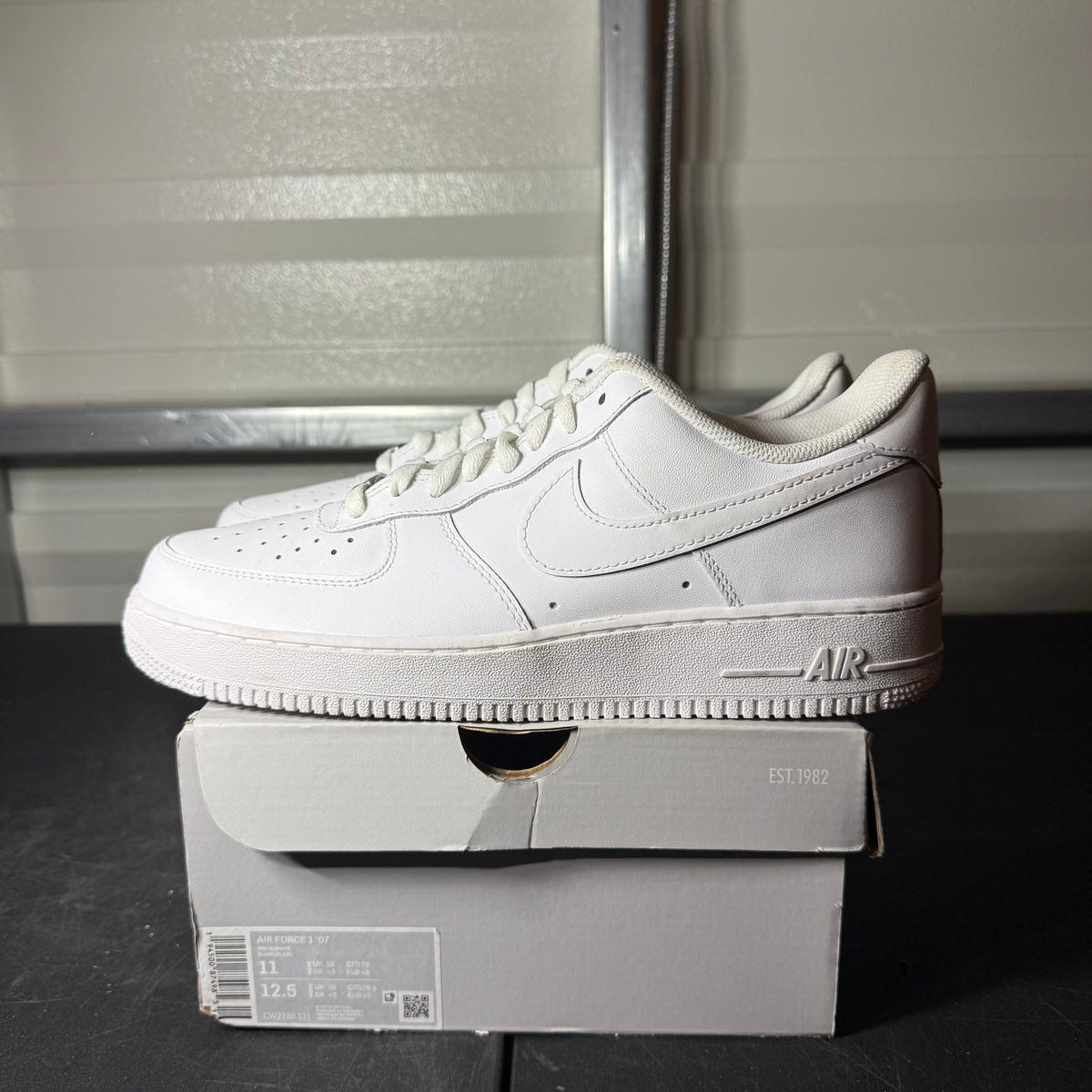 Size 8 - AF 1 White