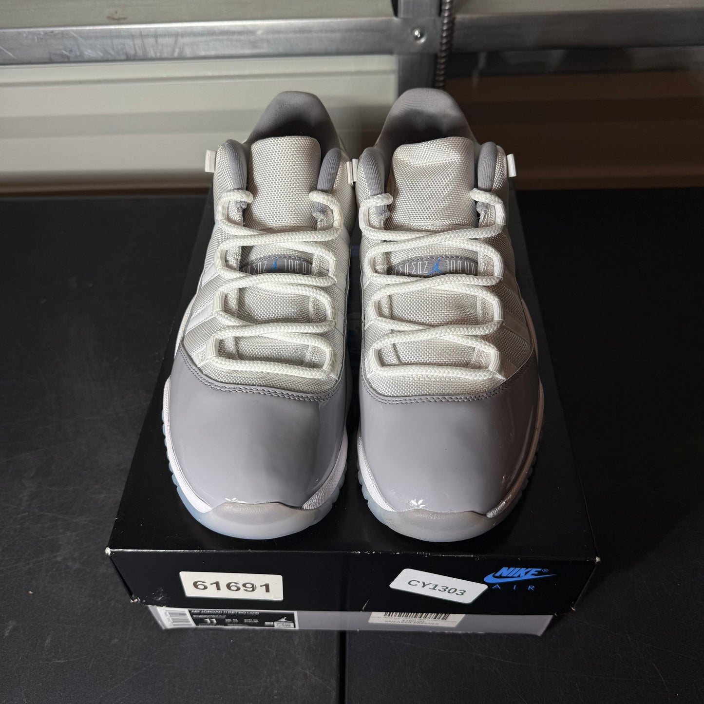 Size 11 - AJ 11 Low Cement Grey