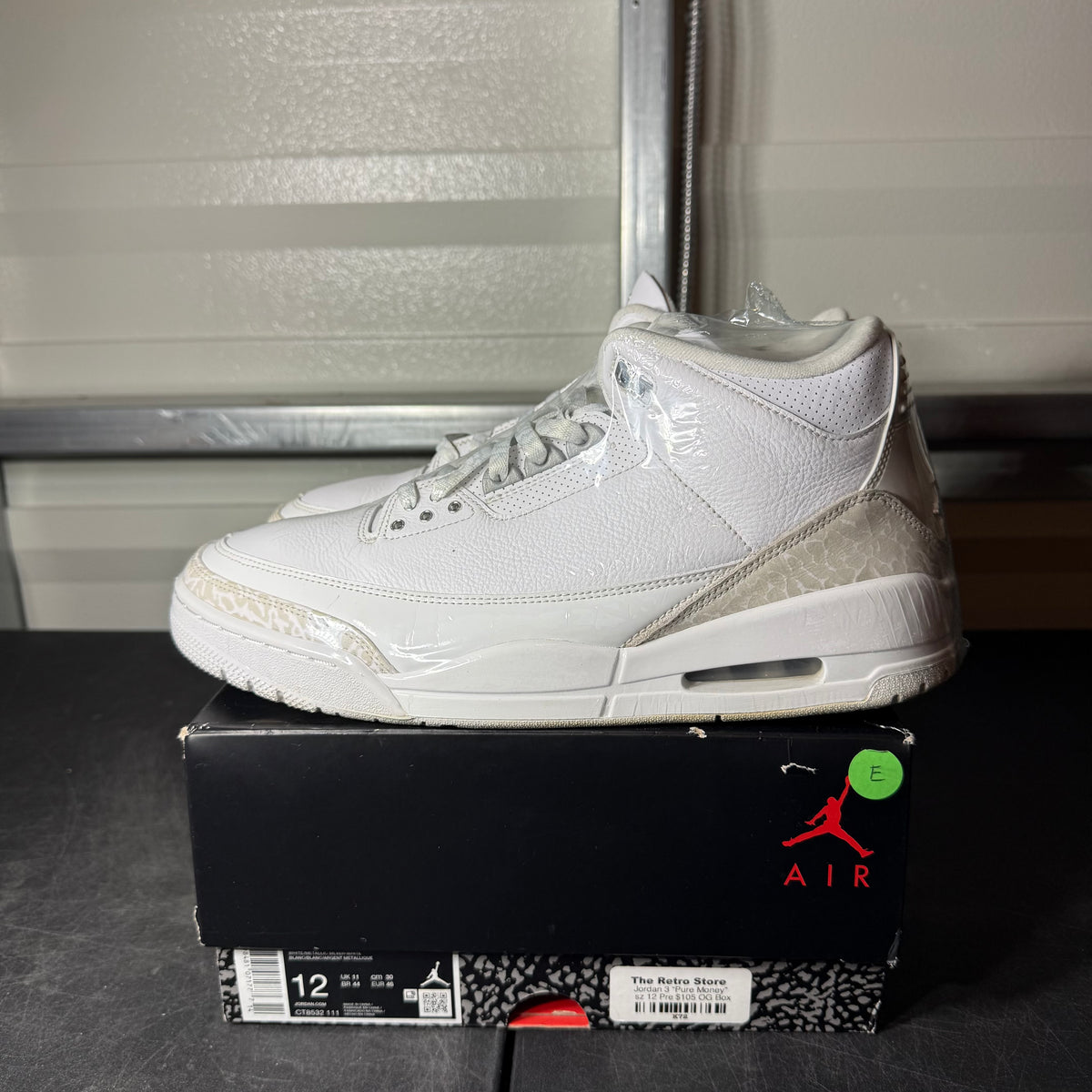 Size 12 - AJ 3 Pure Money