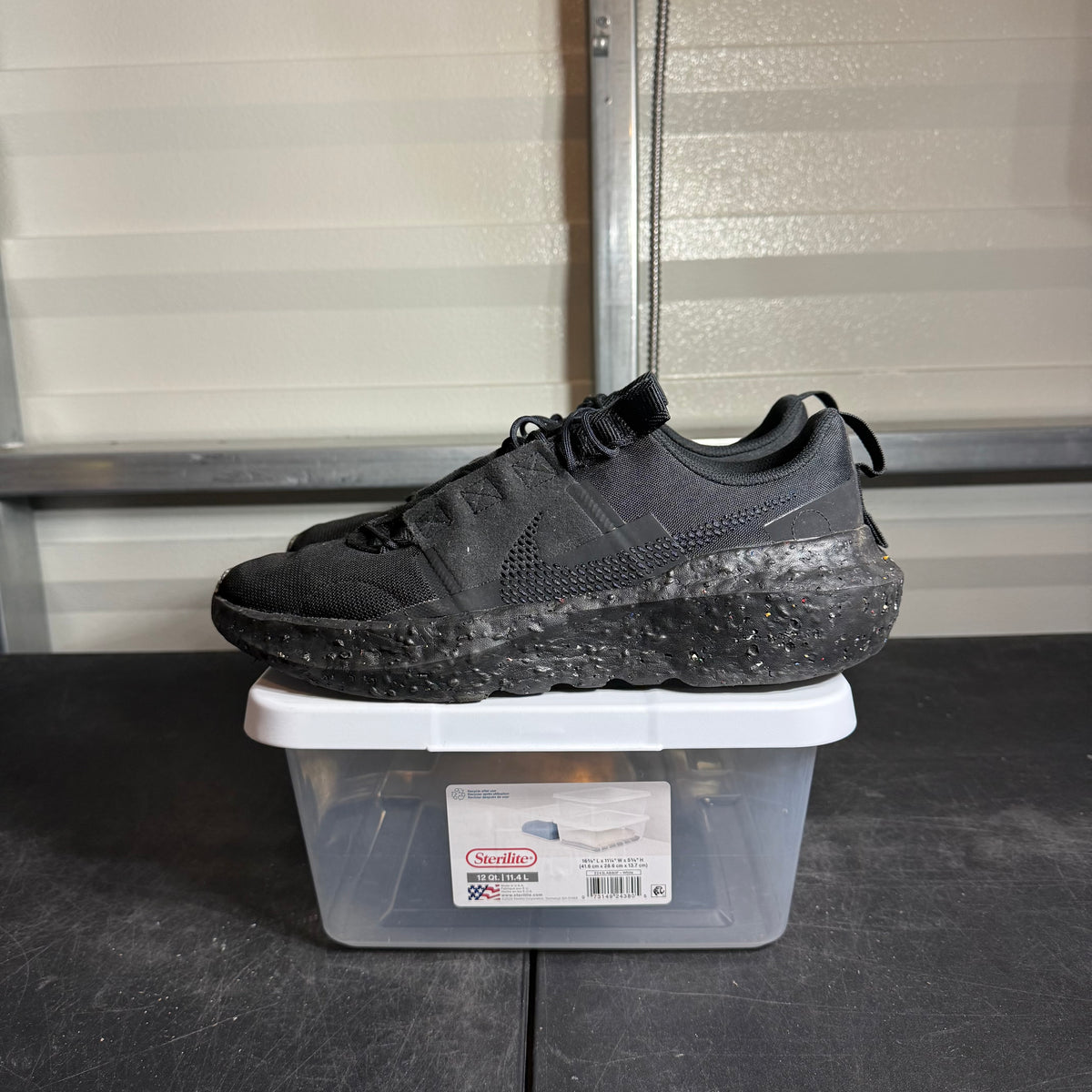 Size 12.5 - Crater Impact Black/Barely Volt Low