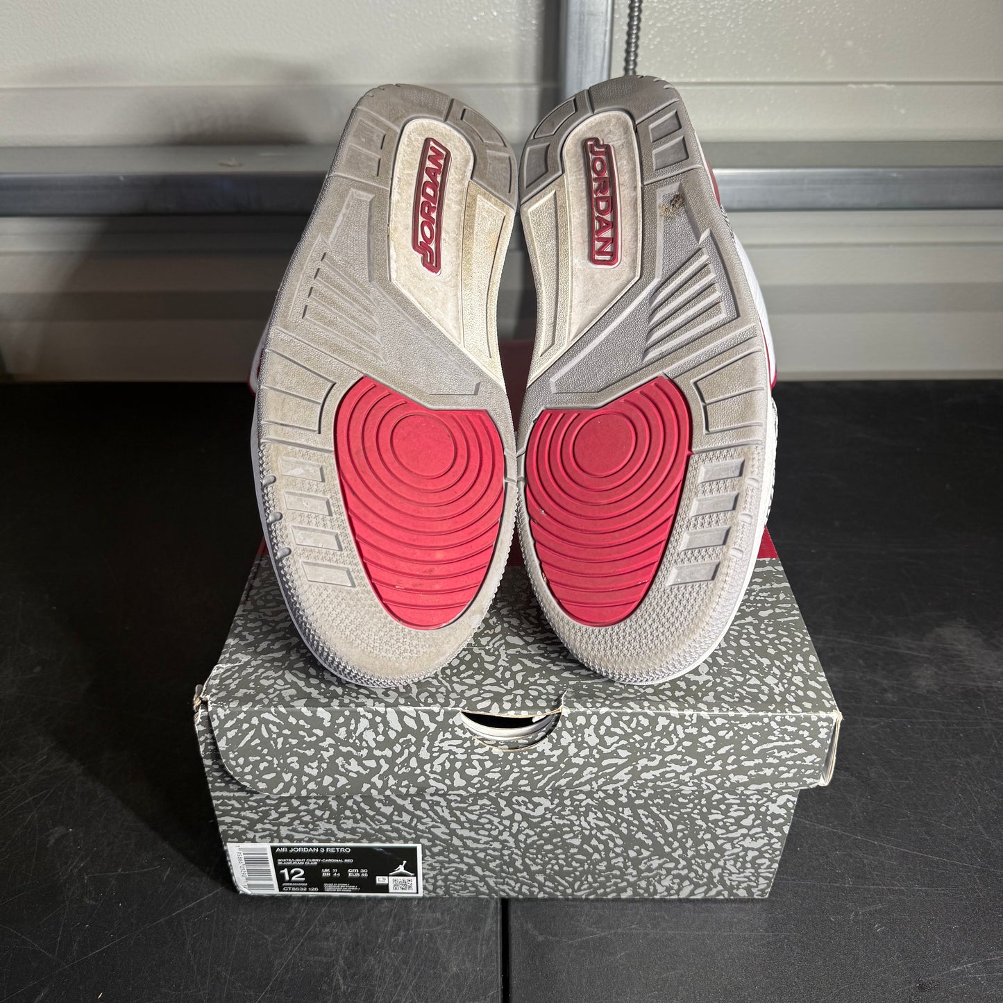 Size 12 - AJ 3 Cardinal
