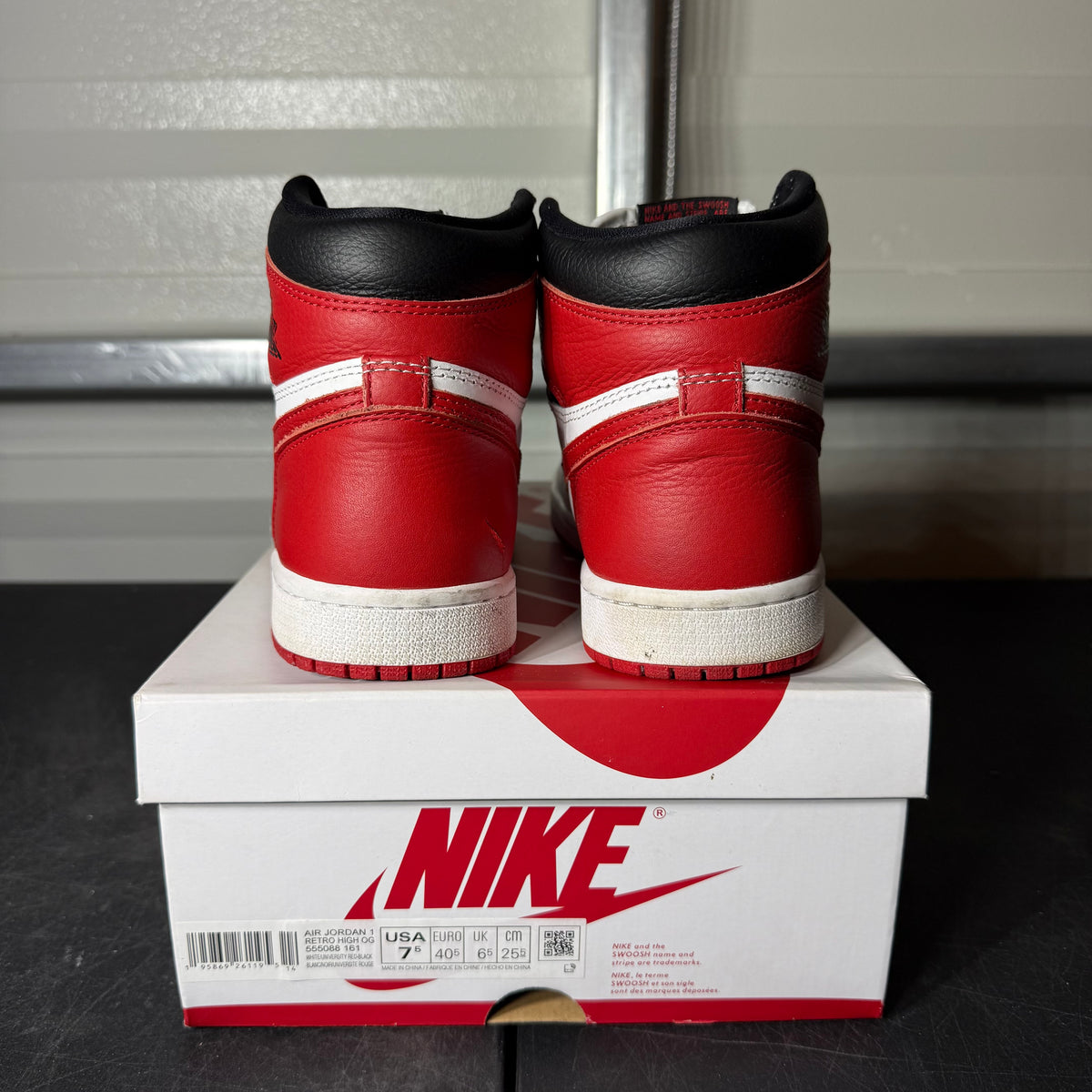 Size 7.5 - AJ 1 Heritage