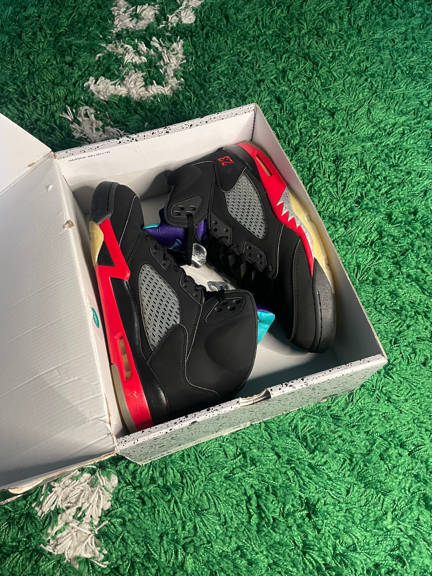 Size 12 - Jordan 5 Retro Top 3 Black 2020