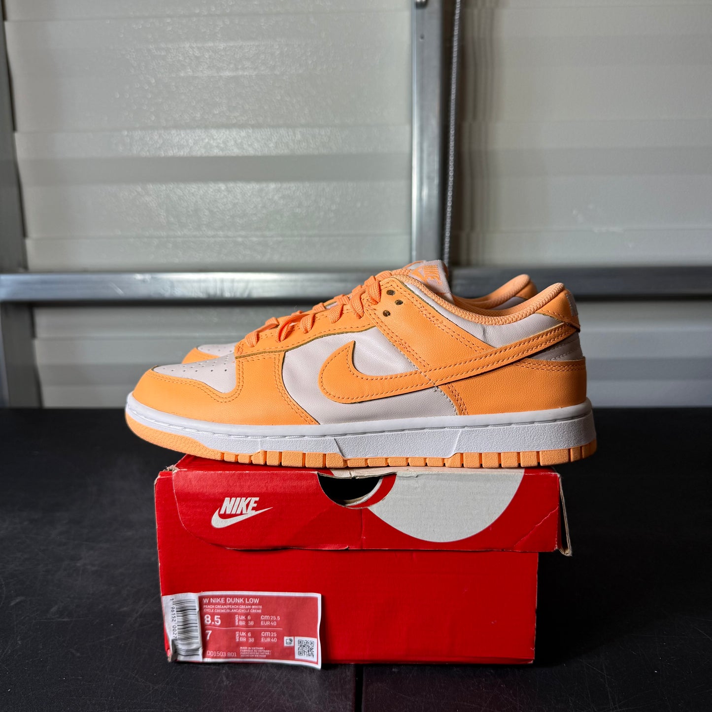 Size 8.5W - Dunk Peach Cream