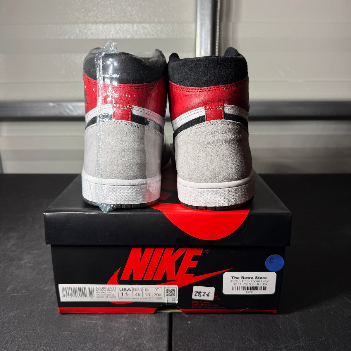 Size 11 - AJ 1 Smoke Grey