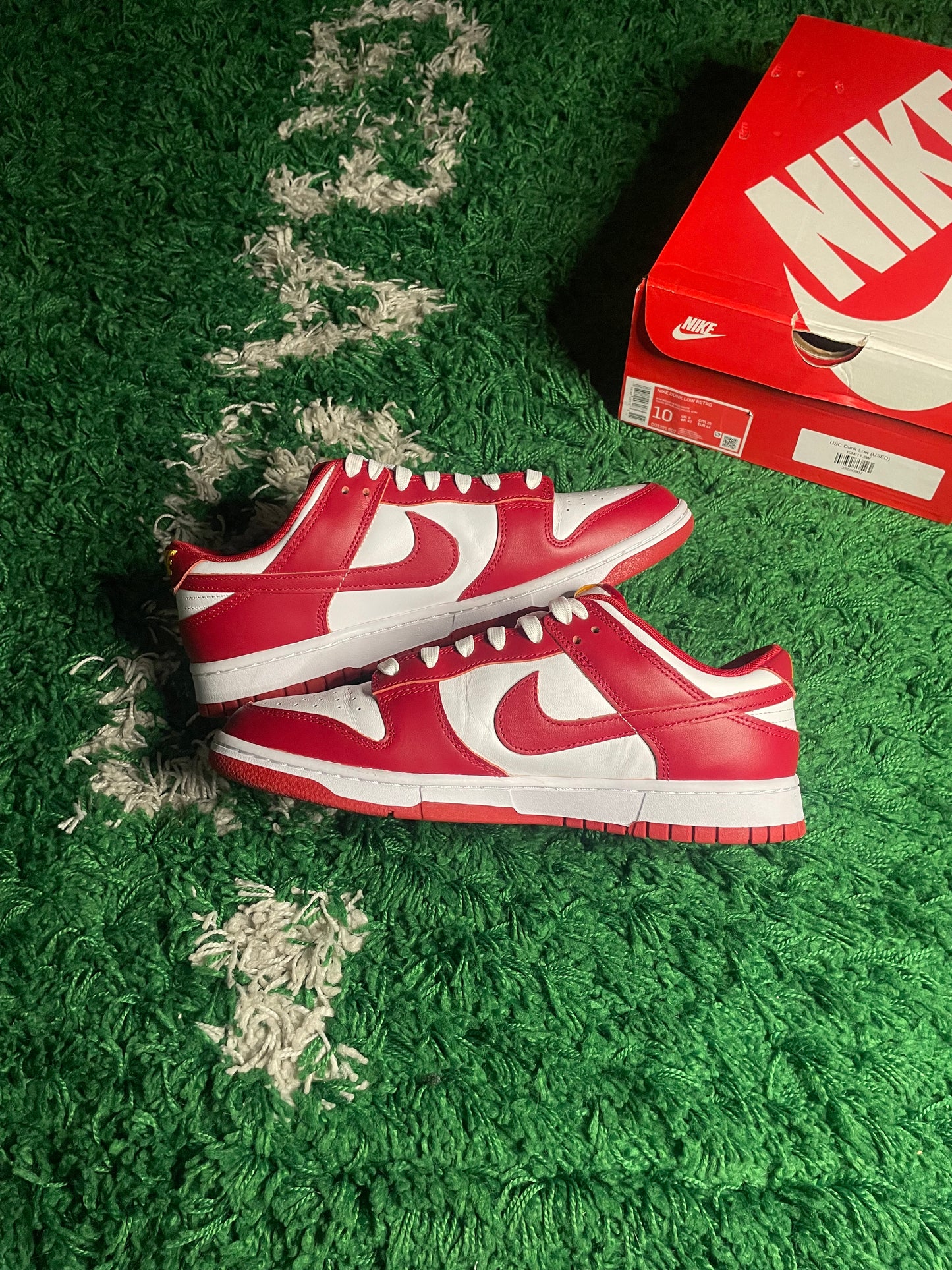 Size 10 - Nike Dunk Low Gym Red