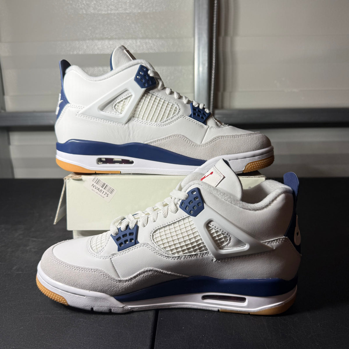 Size 8.5 - AJ 4 SB Navy