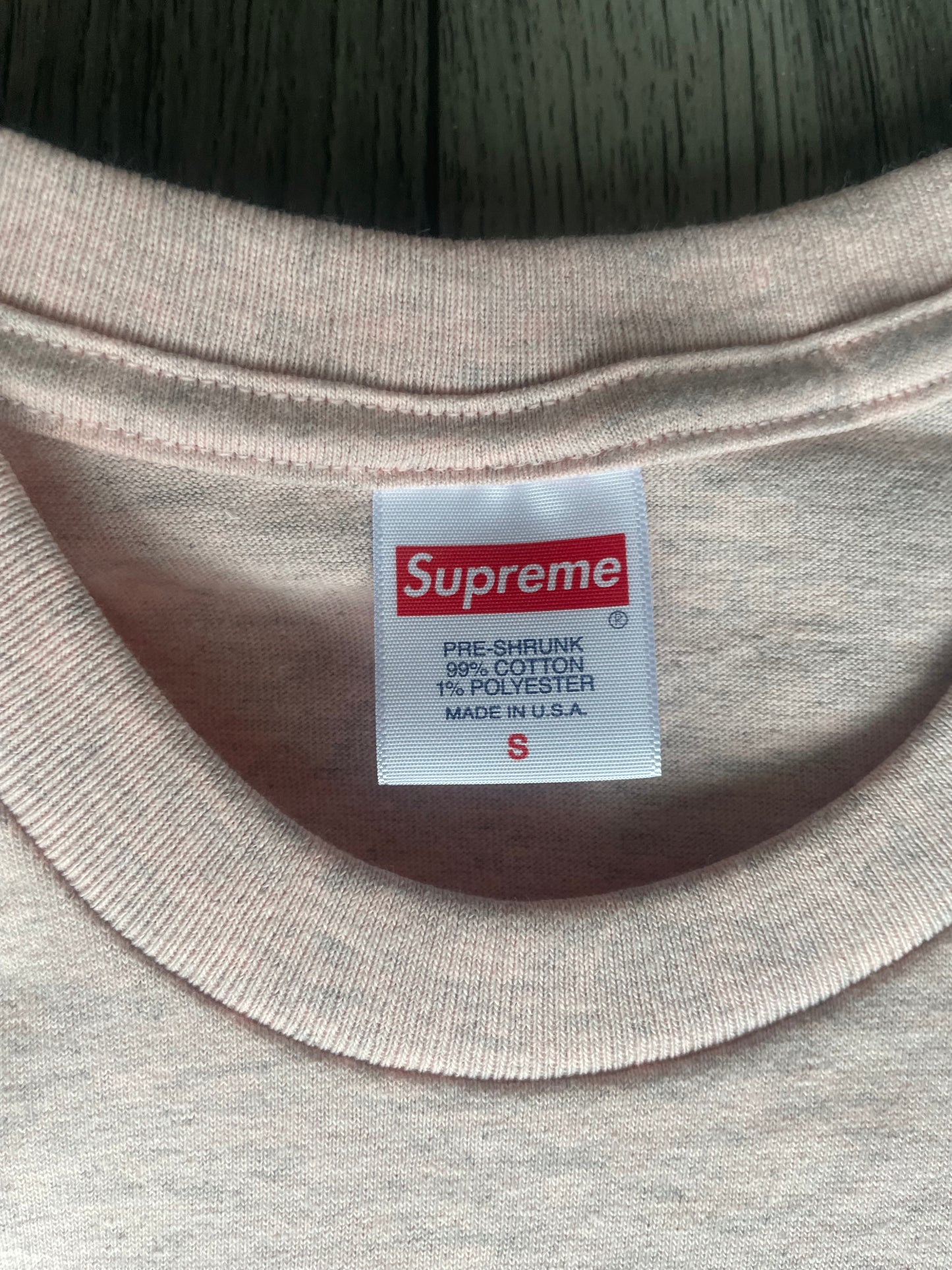 Size Small - Supreme Plain Shirt Light Pink