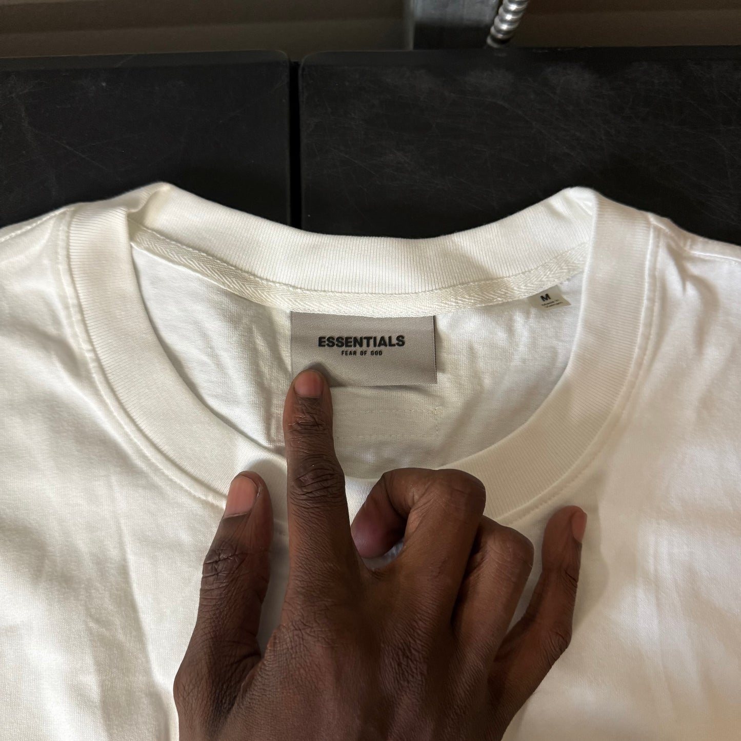 Size Medium - Essentials T-shirt White