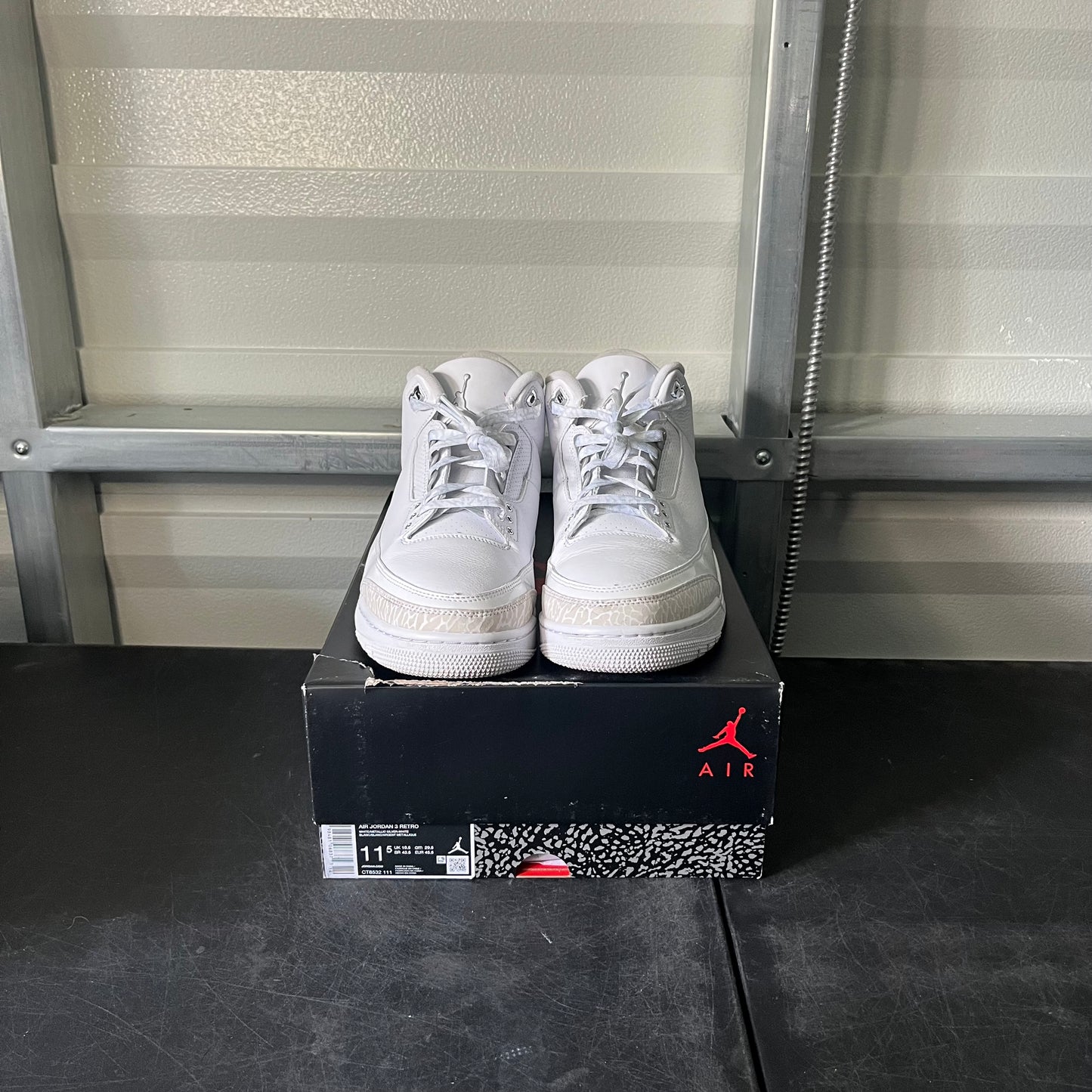 Size 11.5 - AJ 3 Pure Money
