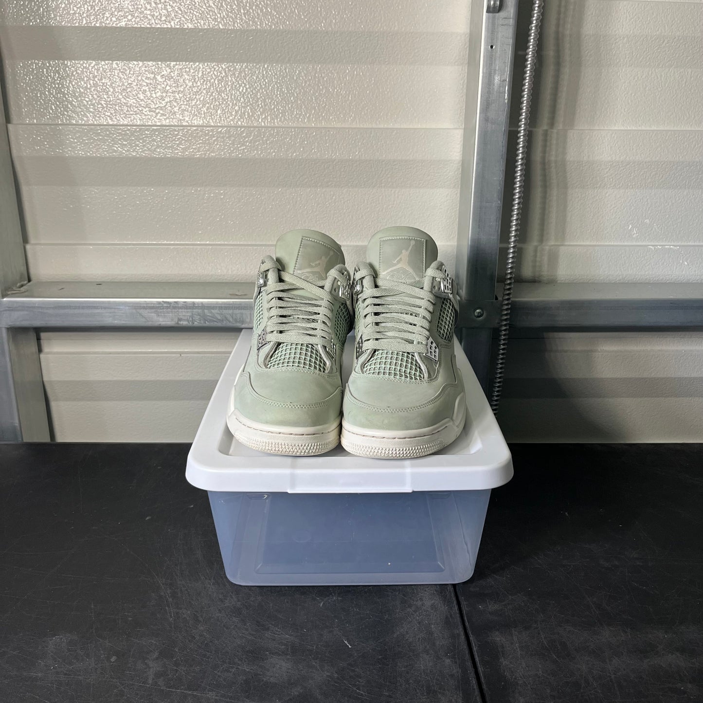 Size 11.5W - AJ 4 Seafoam