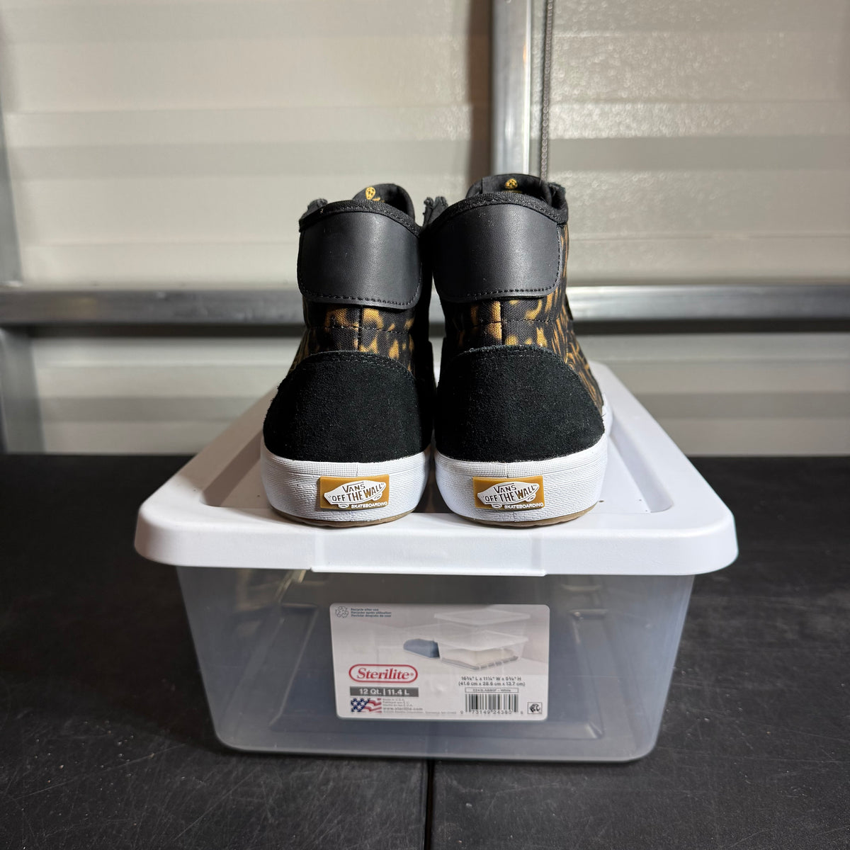 Size 12 - Vans Mid Top Animal Print