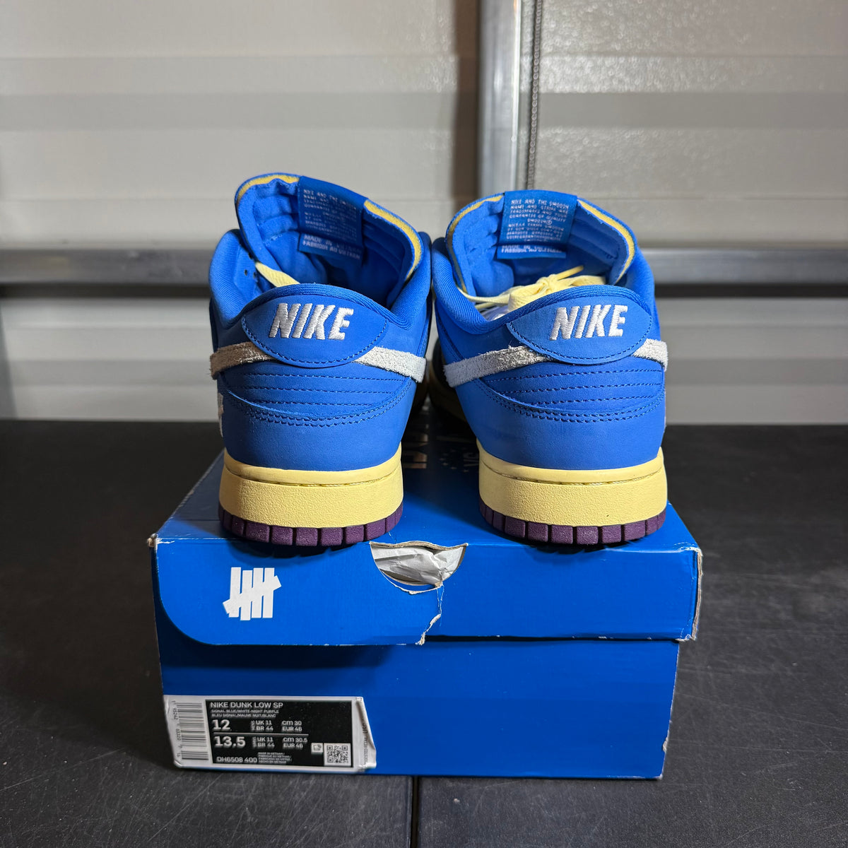 Size 12 - Nike Undefeated x Dunk Low SP 5 On It Signal Blue