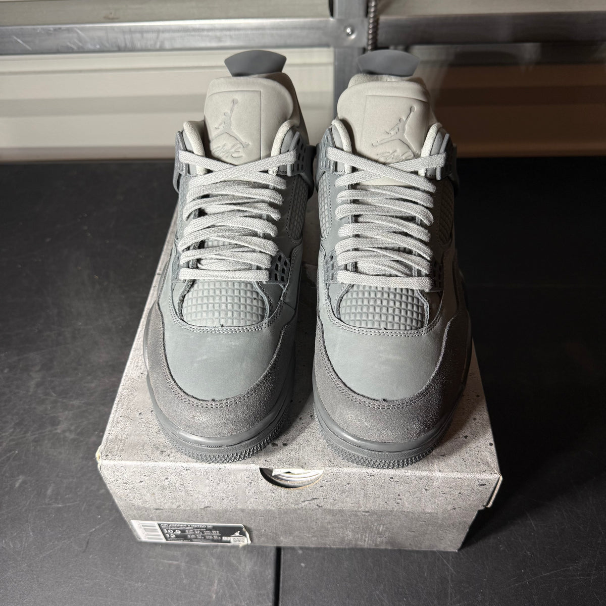 Size 10.5 - AJ 4 Wet Cement