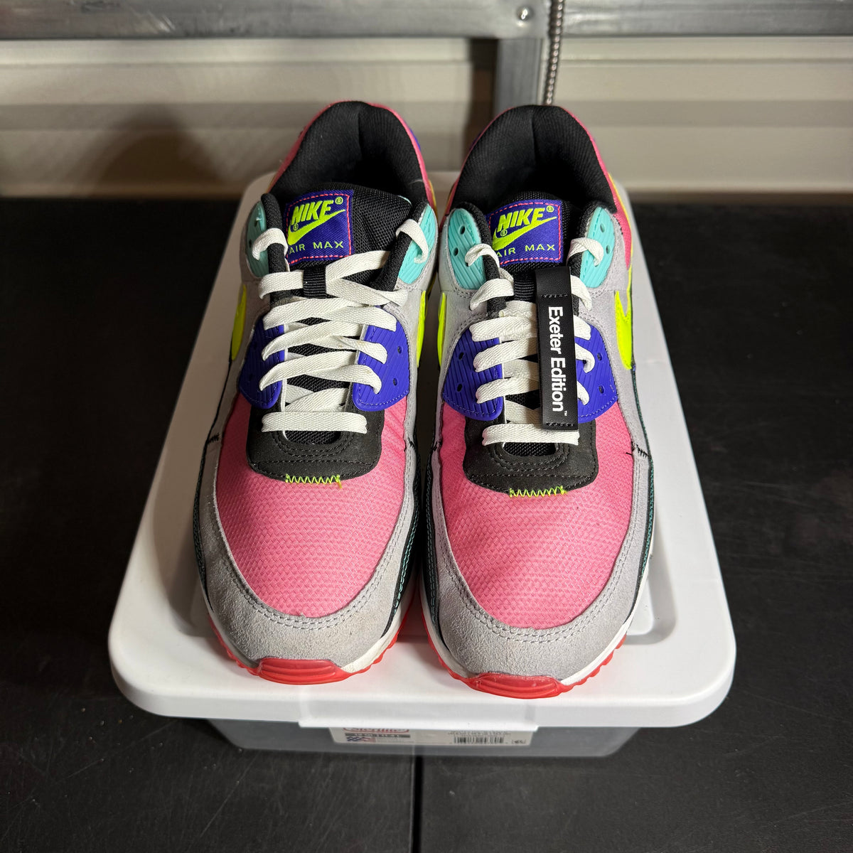 Size 12.5 - Nike Air Max 90 Exeter Edition Neon