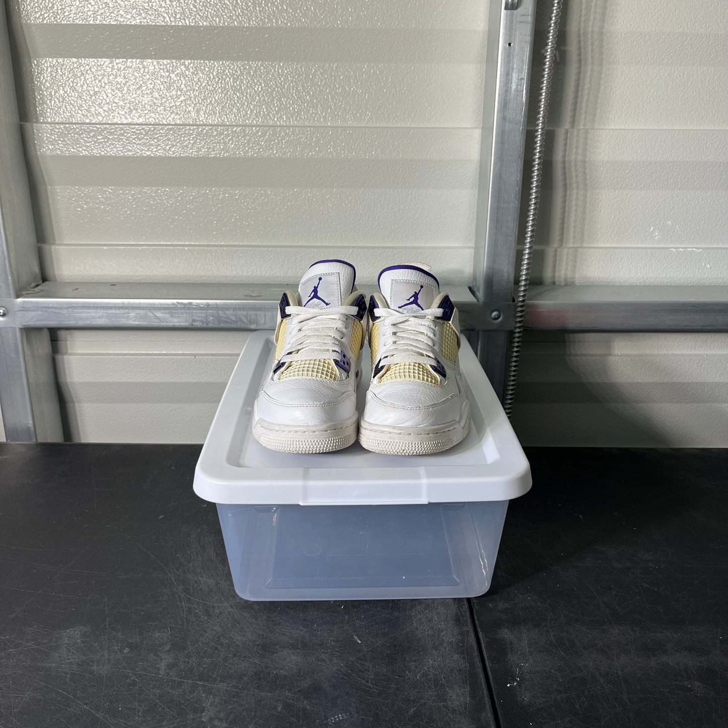 Size 5.5Y - AJ 4 Metallic Purple