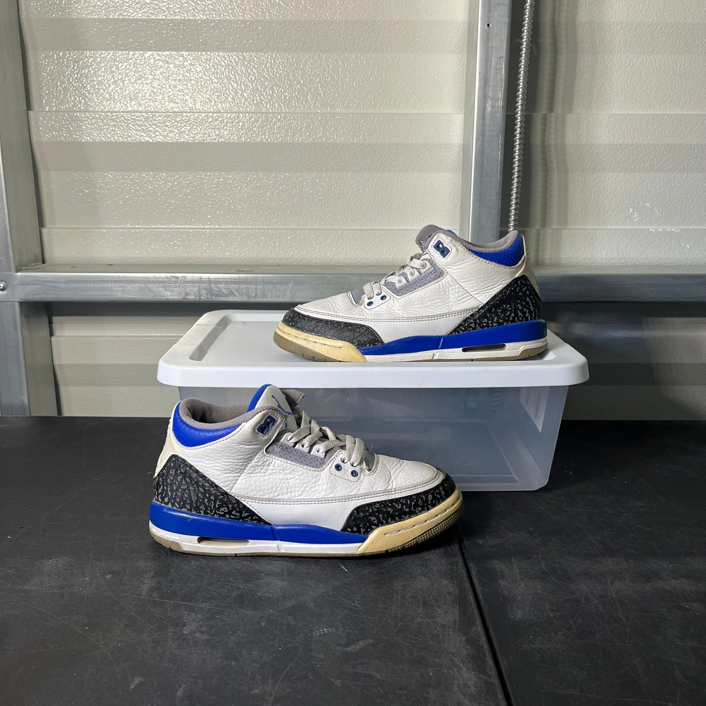 Size 7Y - AJ 3 Racer Blue