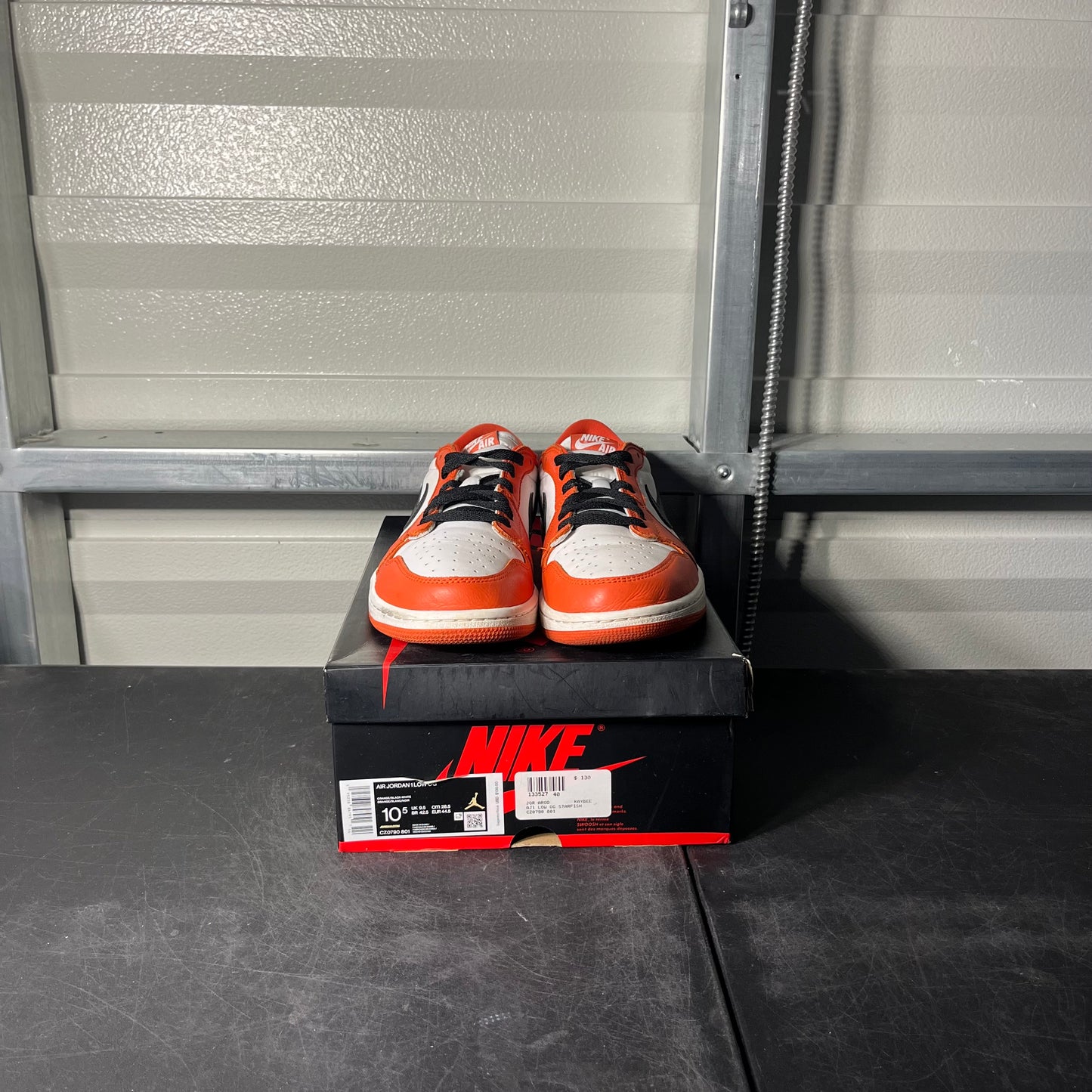 Size 10.5 - AJ 1 Low Starfish