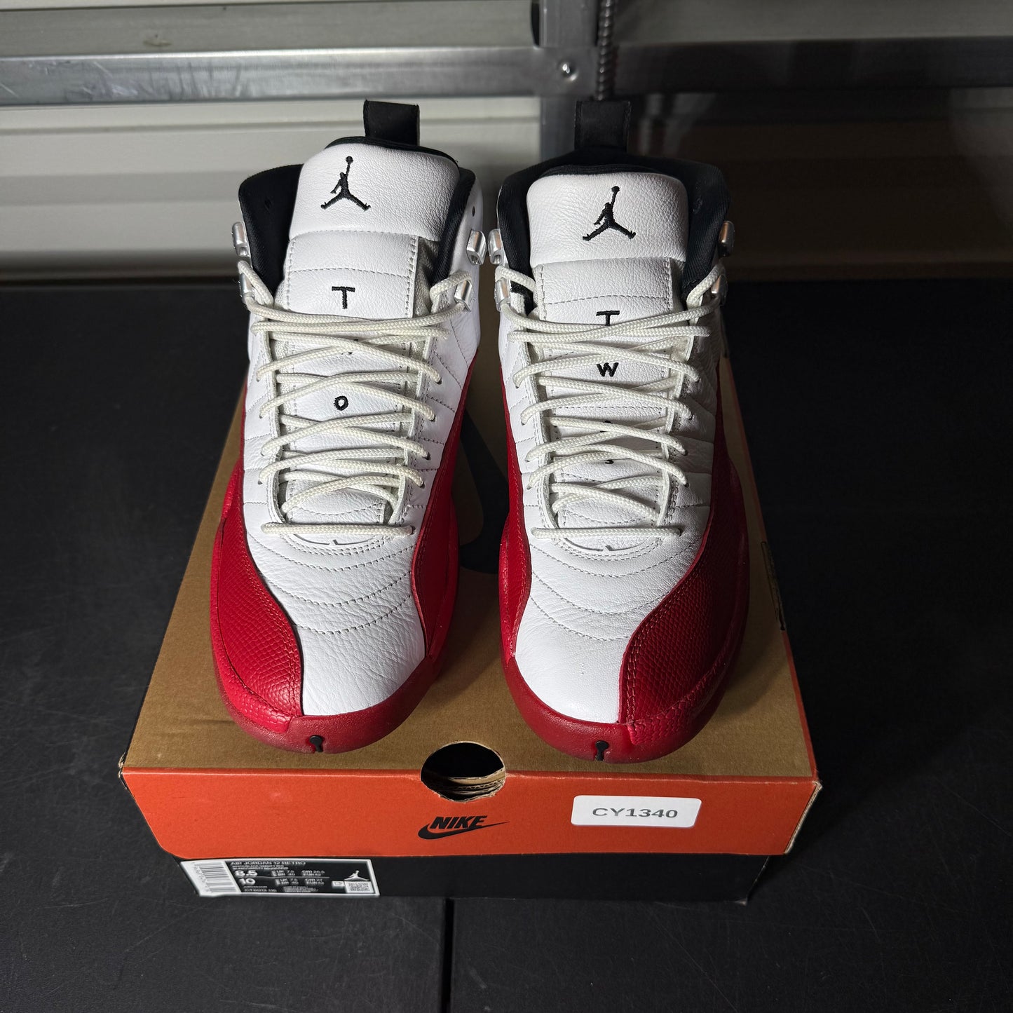 Size 8.5 - AJ 12 Cherry