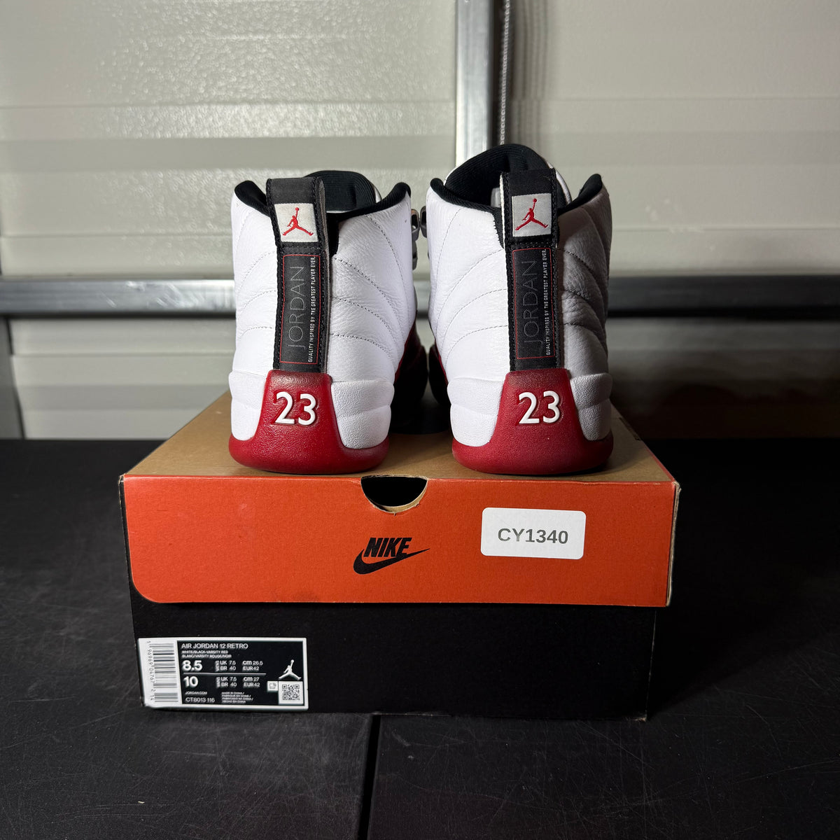 Size 8.5 - AJ 12 Cherry