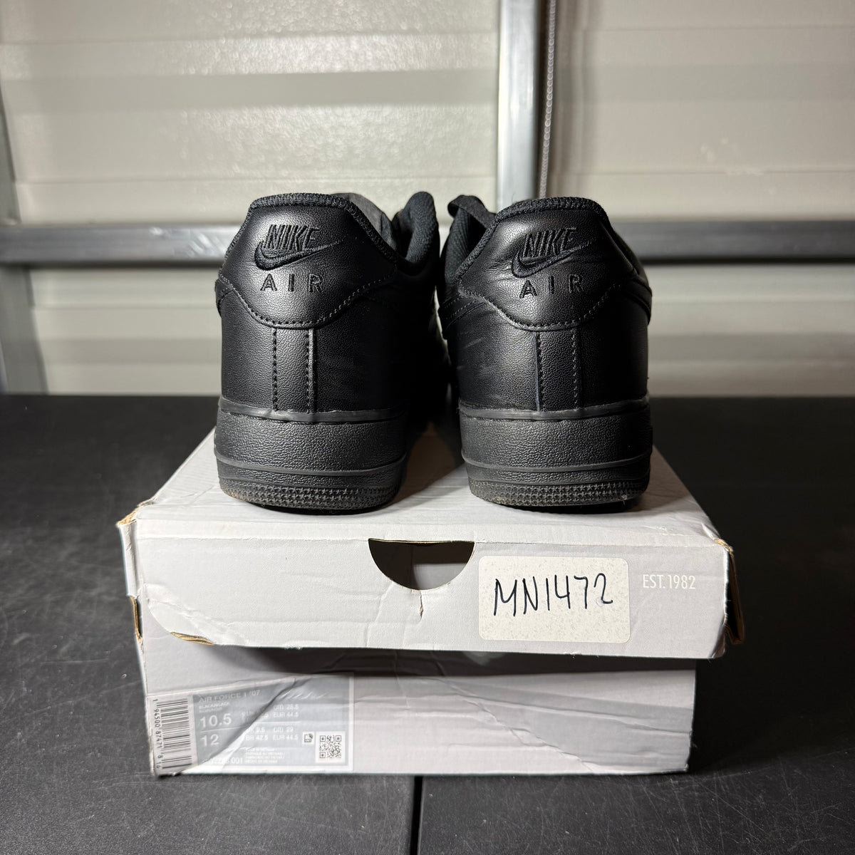 Size 10.5 - AF 1 Black