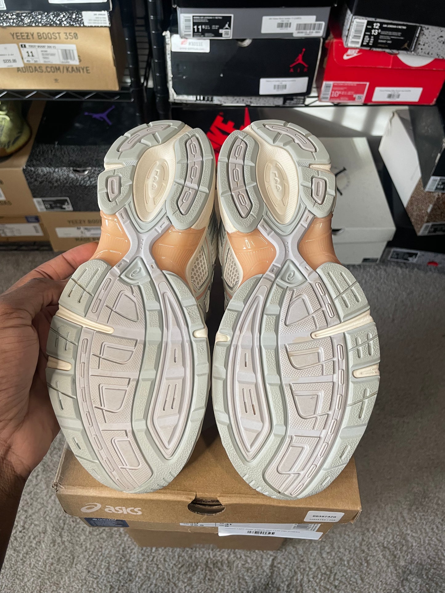 Size 10W/8.5M- ASICS Gel 1130 Cream Light Sage