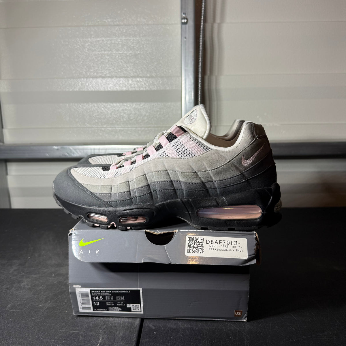 Size 14.5W - Air Max 95 Big Bubble Pink Foam