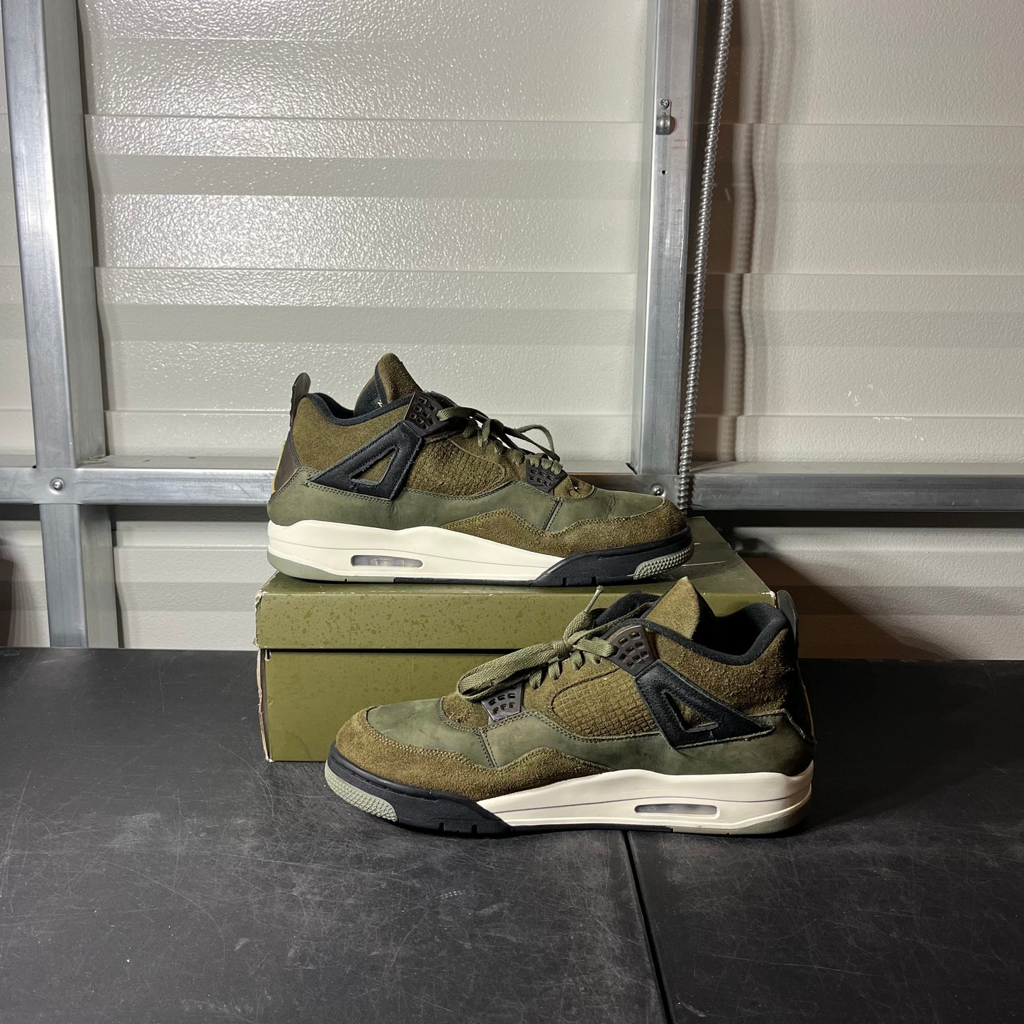 Size 15 - AJ 4 Craft Olive