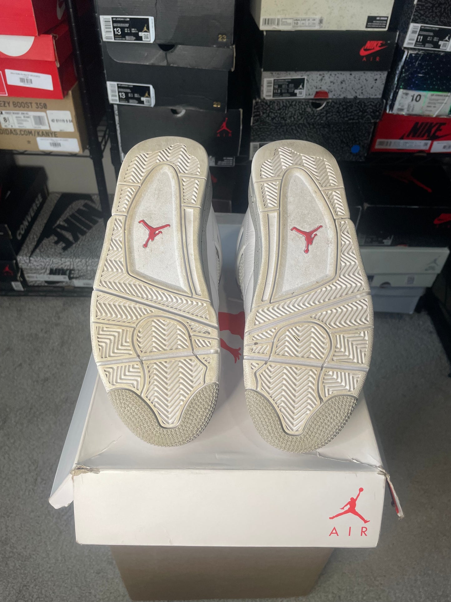 Size 9 - Jordan 4 Retro Mid White Oreo