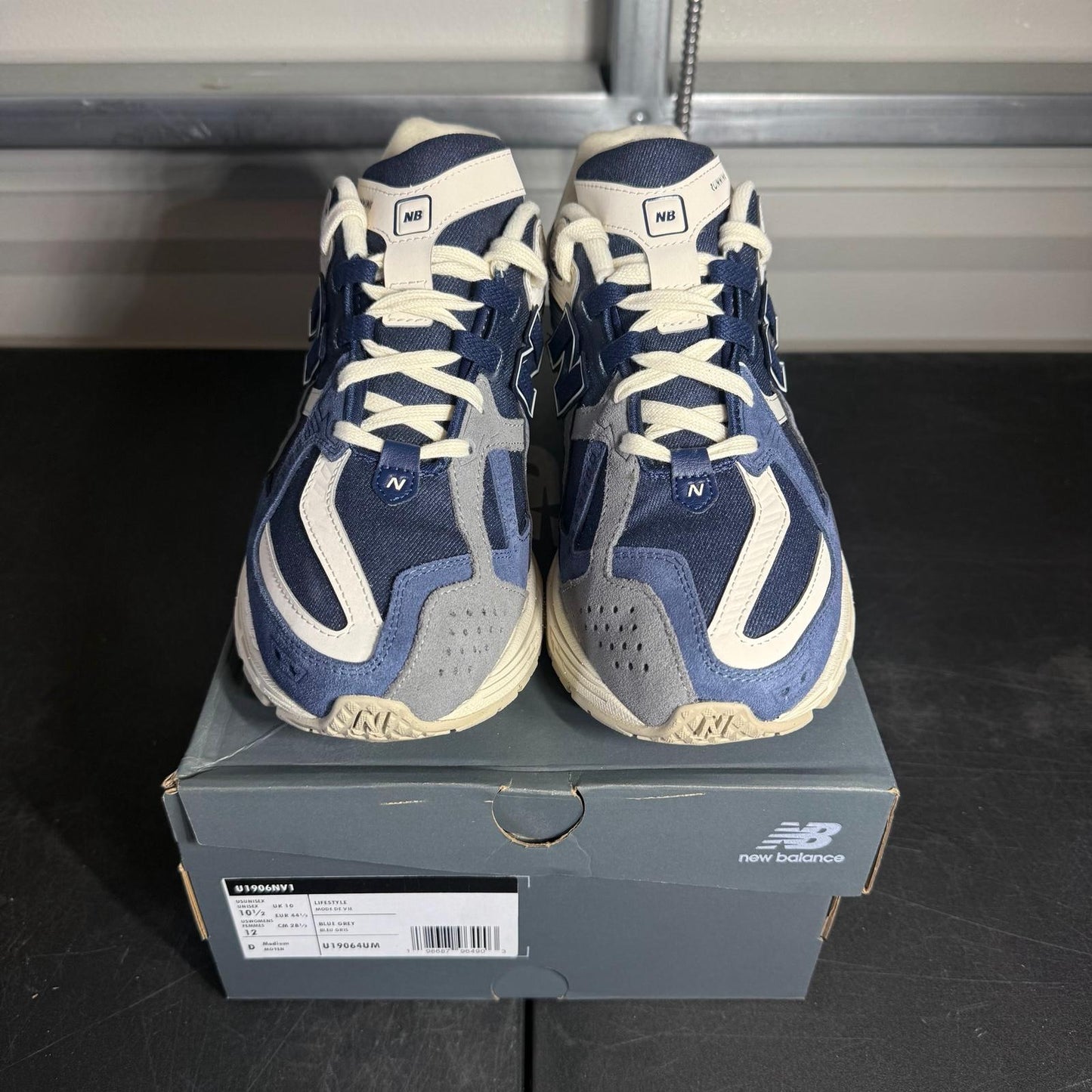 Size 10.5 - New Balance Navy Grey